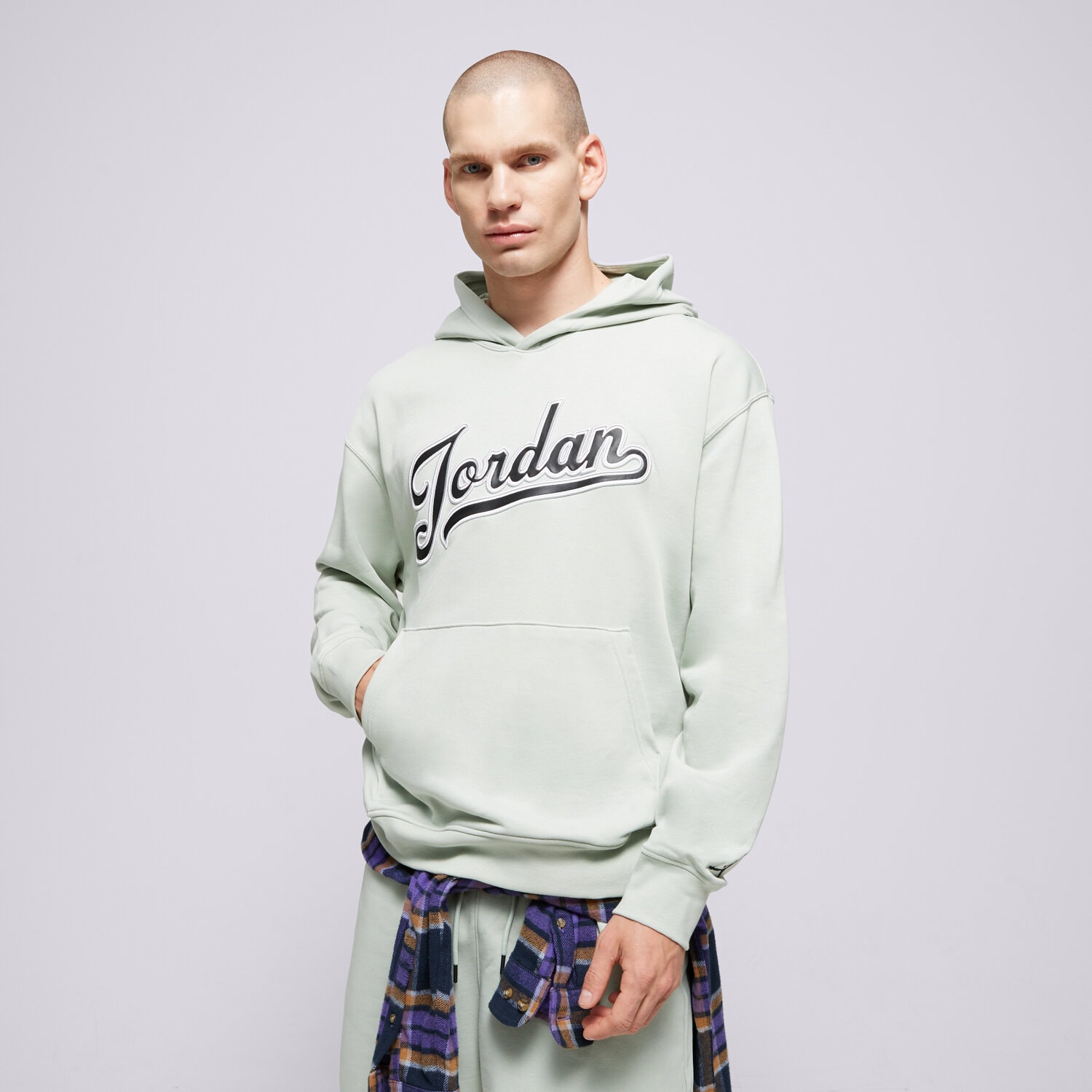 pánská mikina JORDAN MIKINA S KAPUCÍ M J FLT MVP FLC PO 2 FN4613-005 Tyrkysová