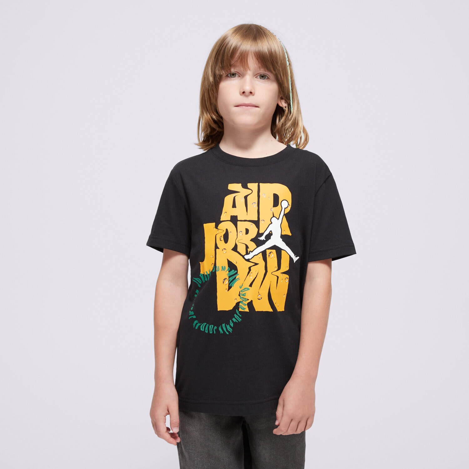 dětské tričko JORDAN TRIČKO JDB FUEL UP COOL DOWN DROPS SS BOY 95D150-023 ČERNÁ