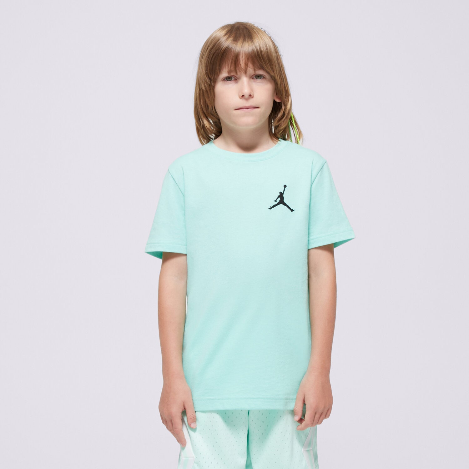 dětské tričko JORDAN TRIČKO JDB JUMPMAN AIR EMB BOY 95A873-E8G Tyrkysová