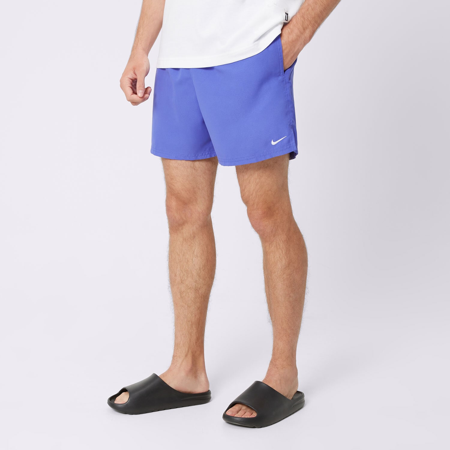 pánské kraťasy NIKE SWIM ŠORTKY  NIKE ESSENTIAL 5" SHORTS NESSA560-504 MODRÁ