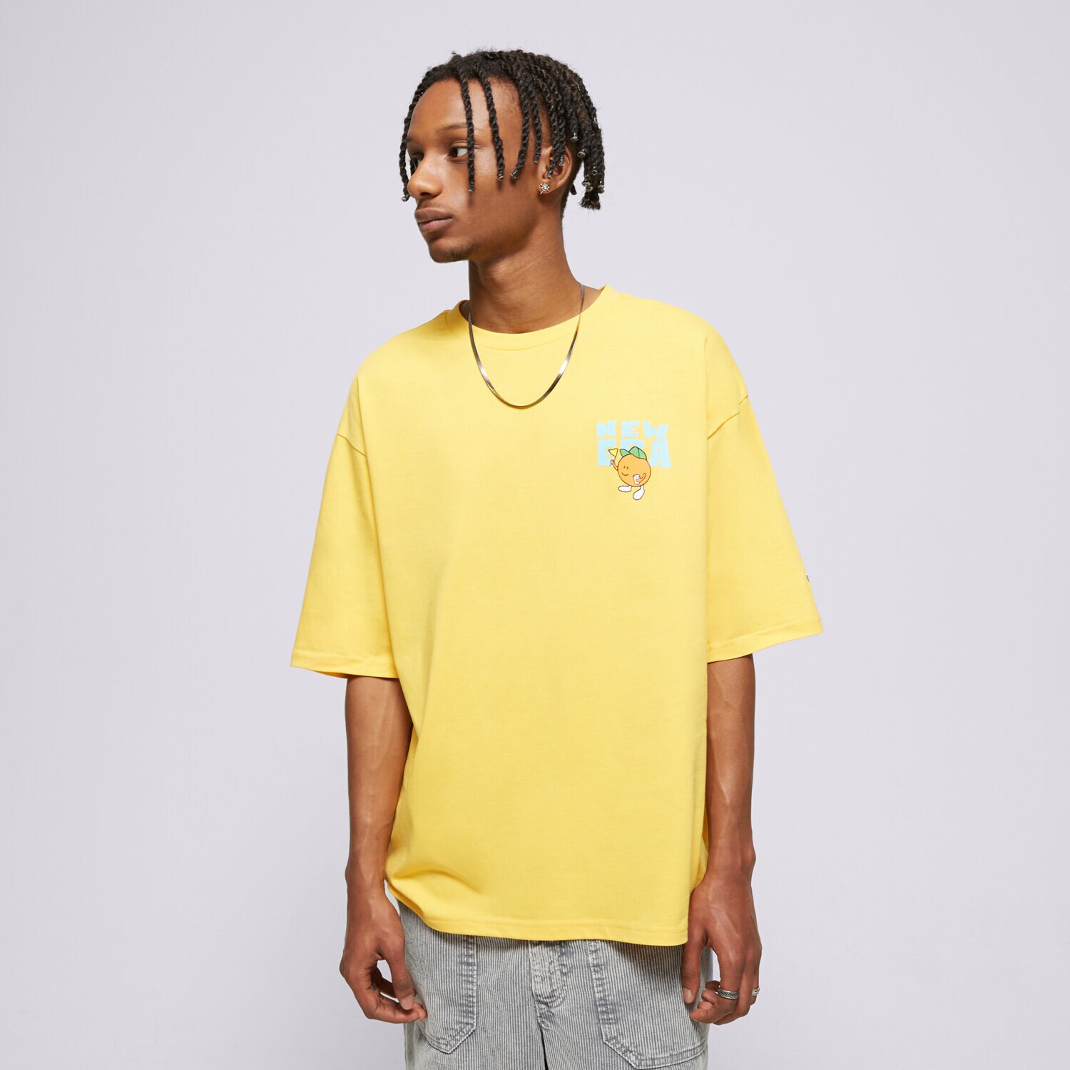 pánské tričko NEW ERA TRIČKO NE FRUIT GRPHC OS NONE 60502630 ŽLUTÁ