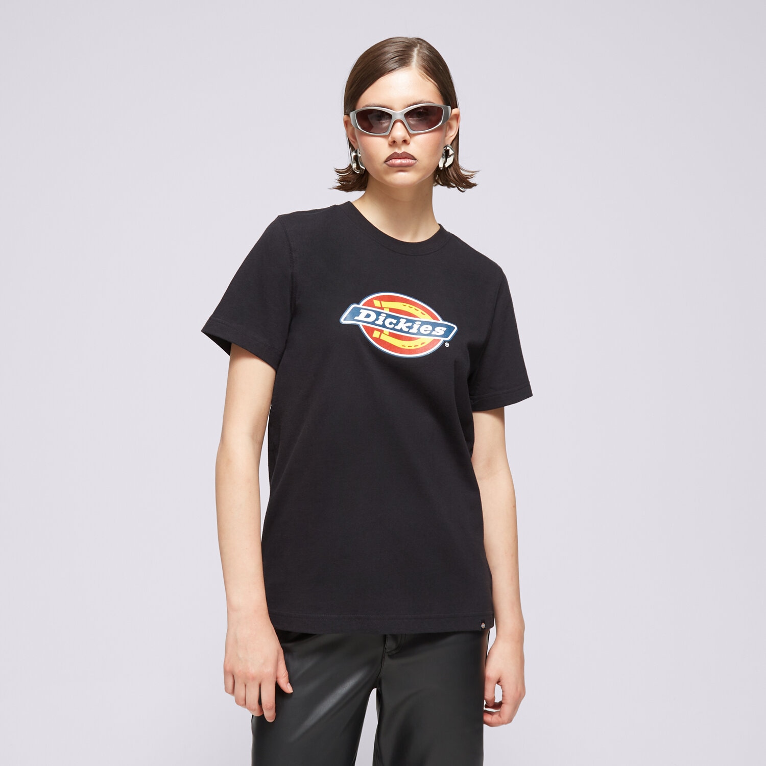 dámské tričko DICKIES TRIČKO S/S TRI-COLOR LOGO TEE DK0A4YDVBLK ČERNÁ