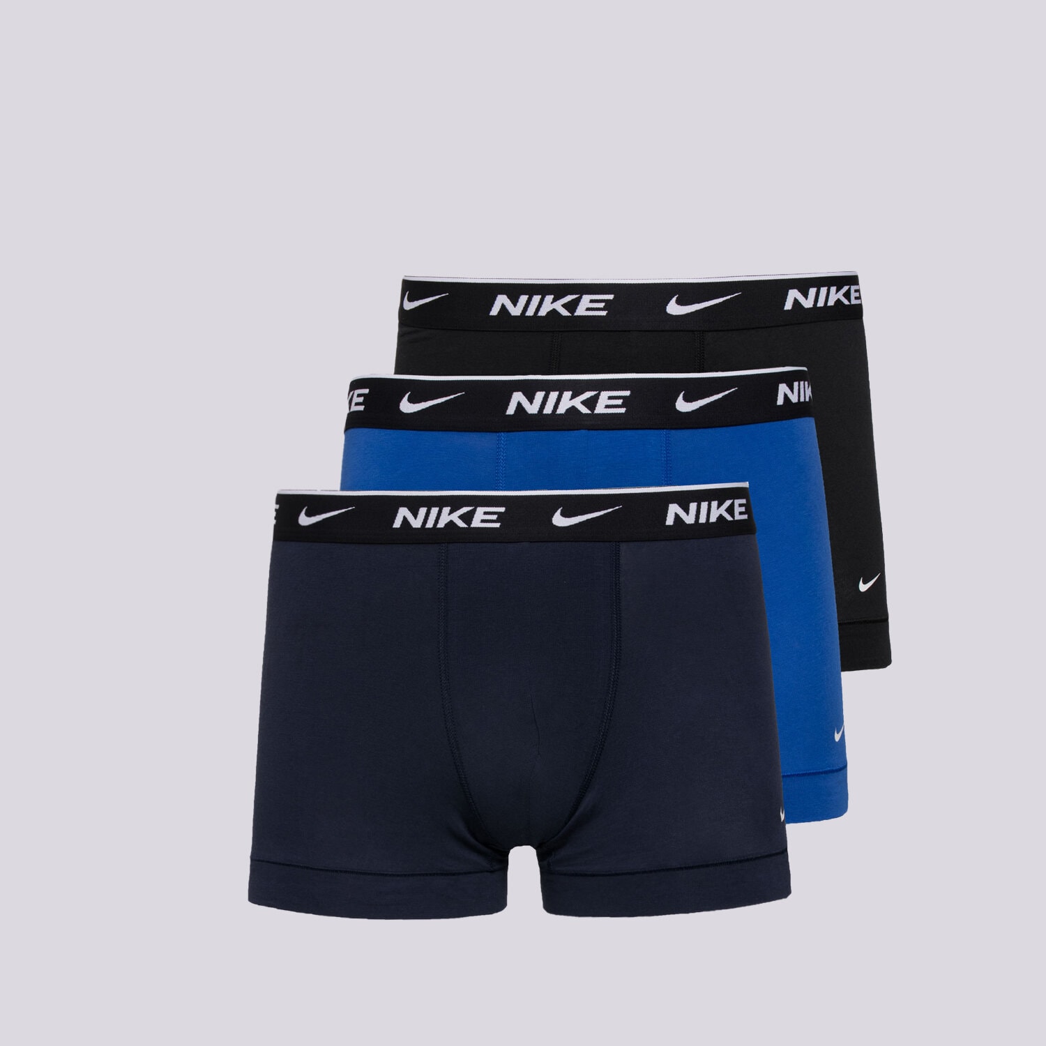 pánské spodní prádlo NIKE TRENKY NIKE 3 PACK TRUNKS 0000KE10089J1 VÍCEBAREVNÁ