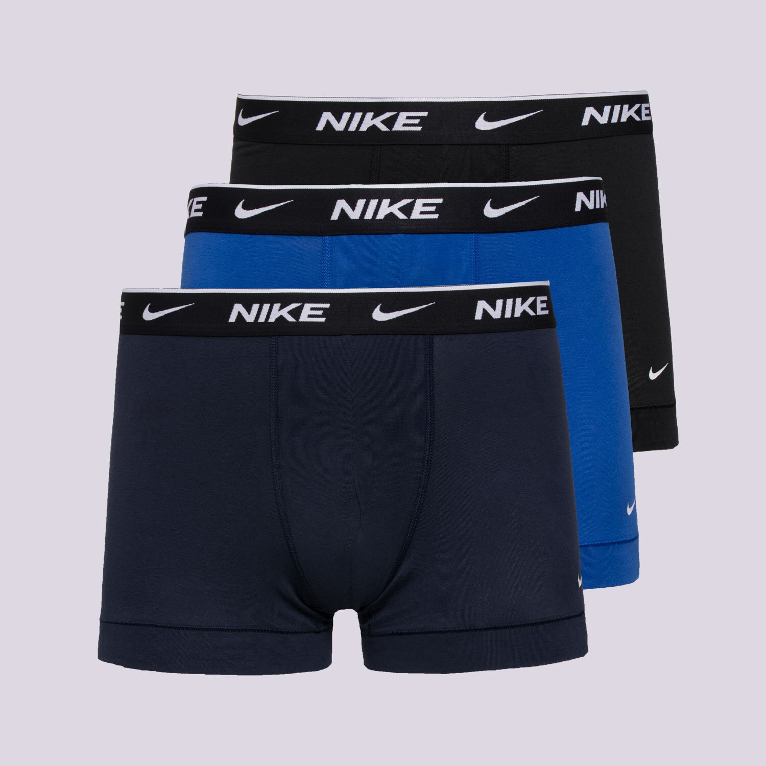 pánské spodní prádlo NIKE TRENKY NIKE 3 PACK TRUNKS 0000KE10089J1 VÍCEBAREVNÁ