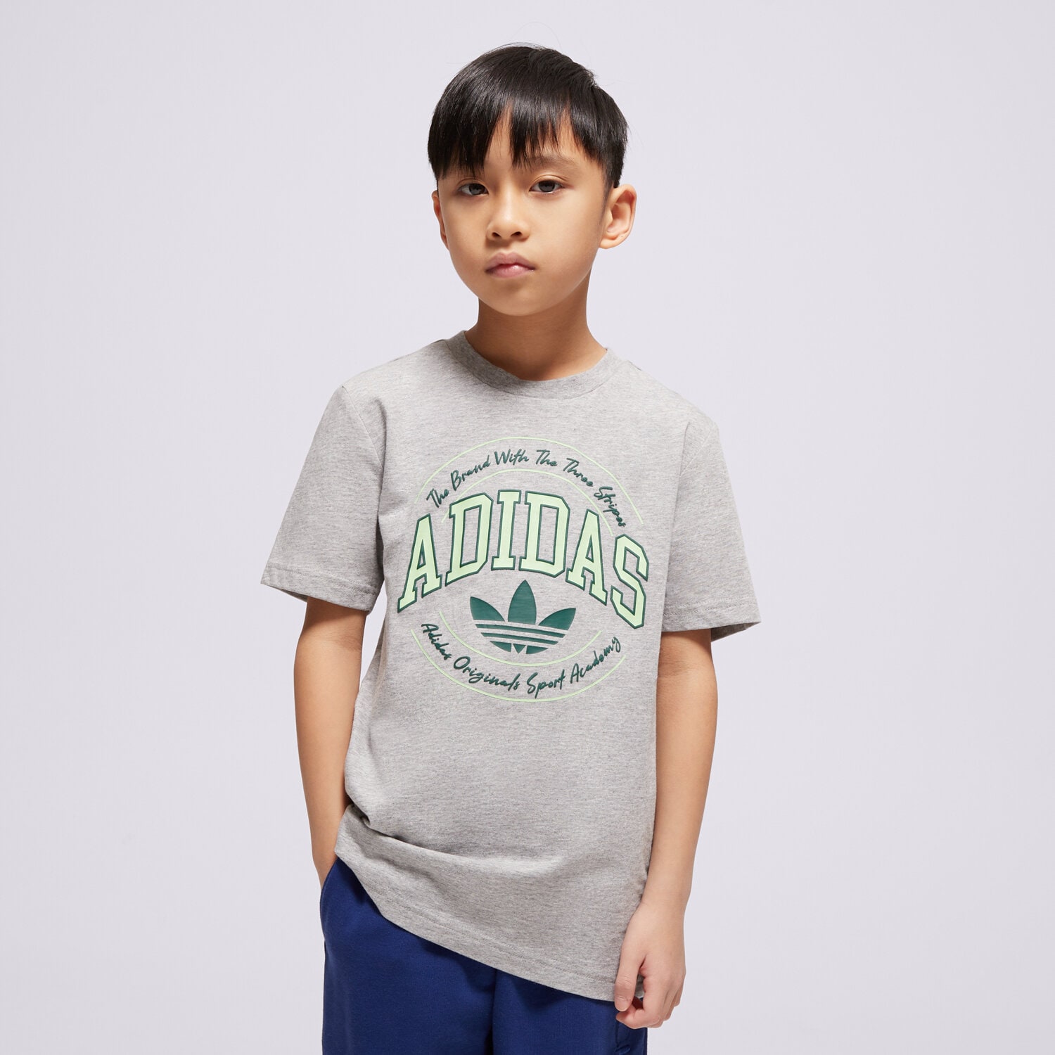 dětské tričko ADIDAS TRIČKO TEE BOY IR9618 ŠEDÁ