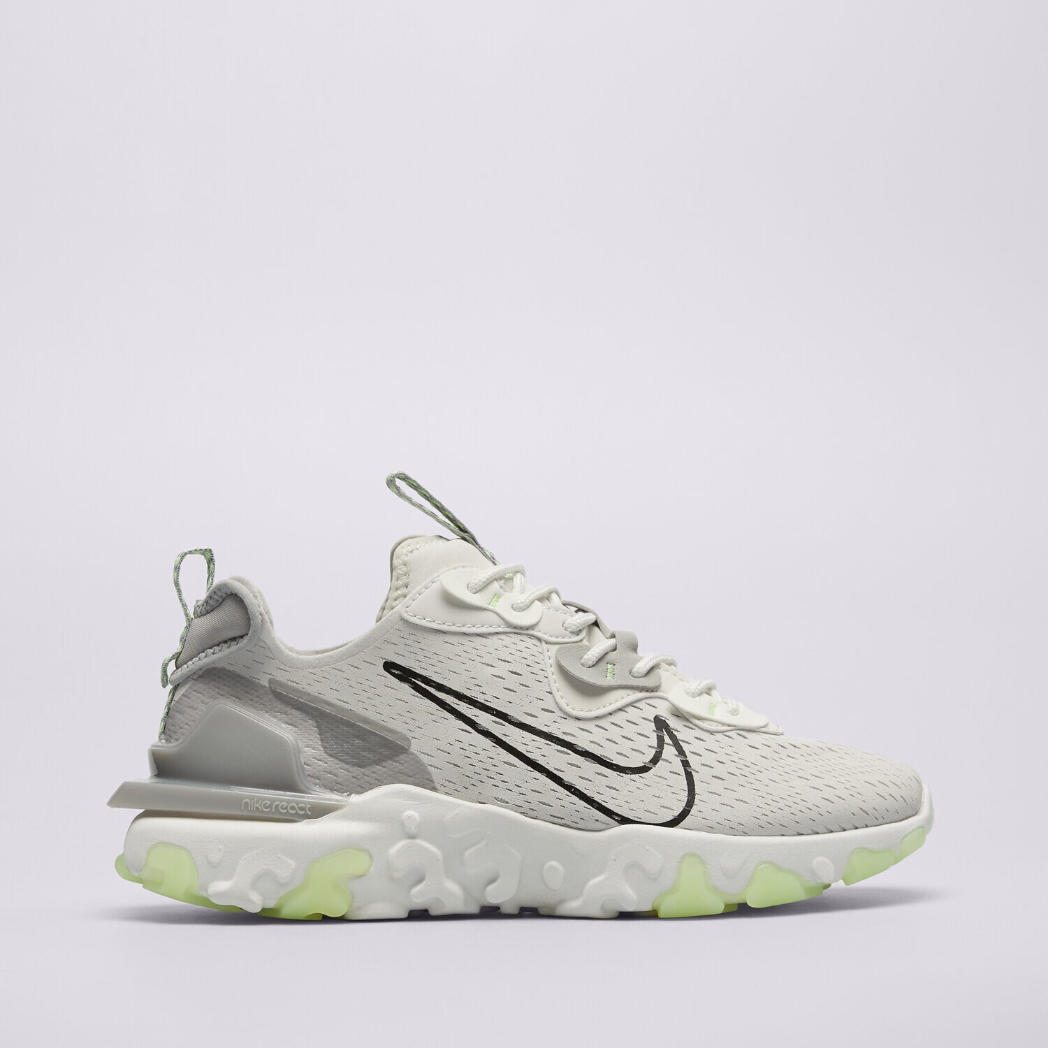 pánské tenisky NIKE REACT VISION  HF9381-001 ŠEDÁ