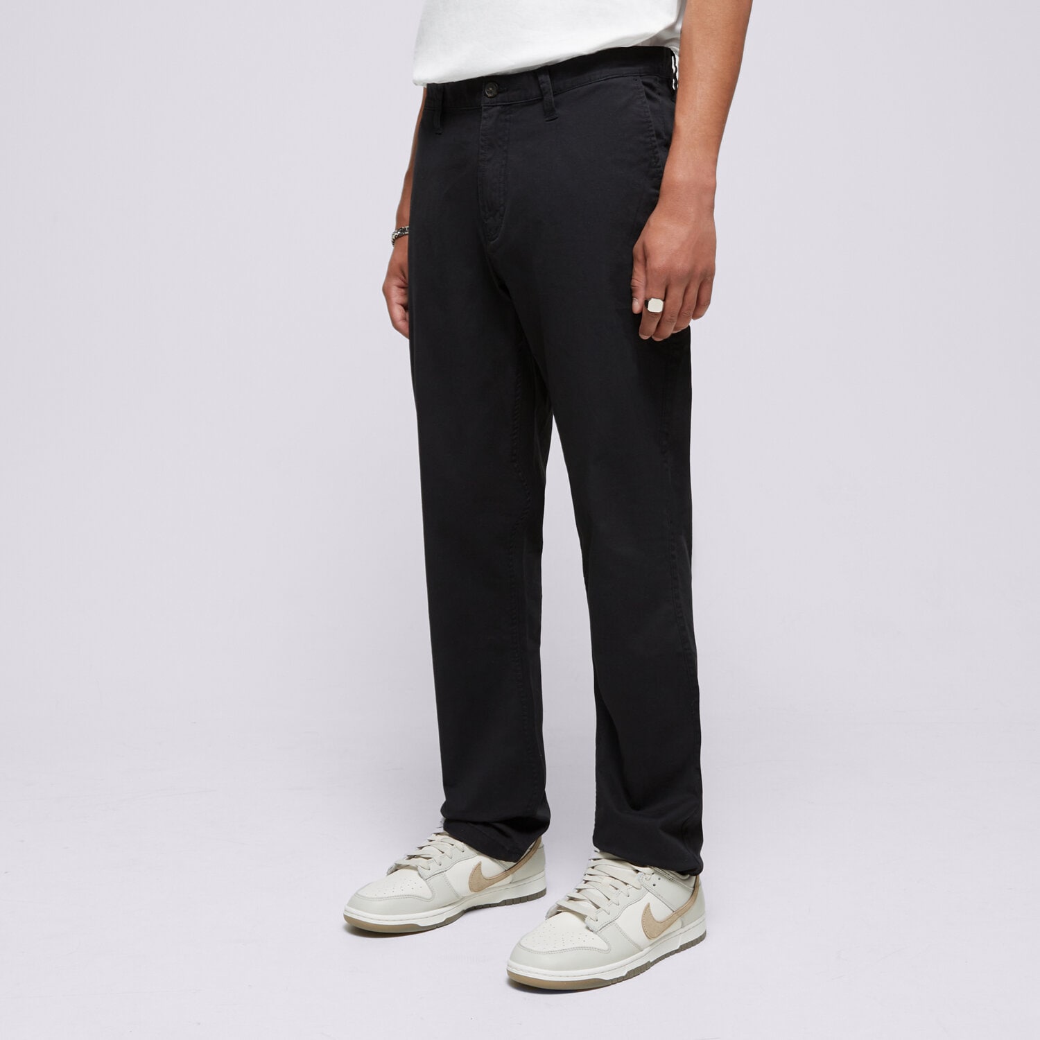 pánské kalhoty ELEMENT KALHOTY  HOWLAND CLASSIC CHINO ELYNP00114-FBK ČERNÁ