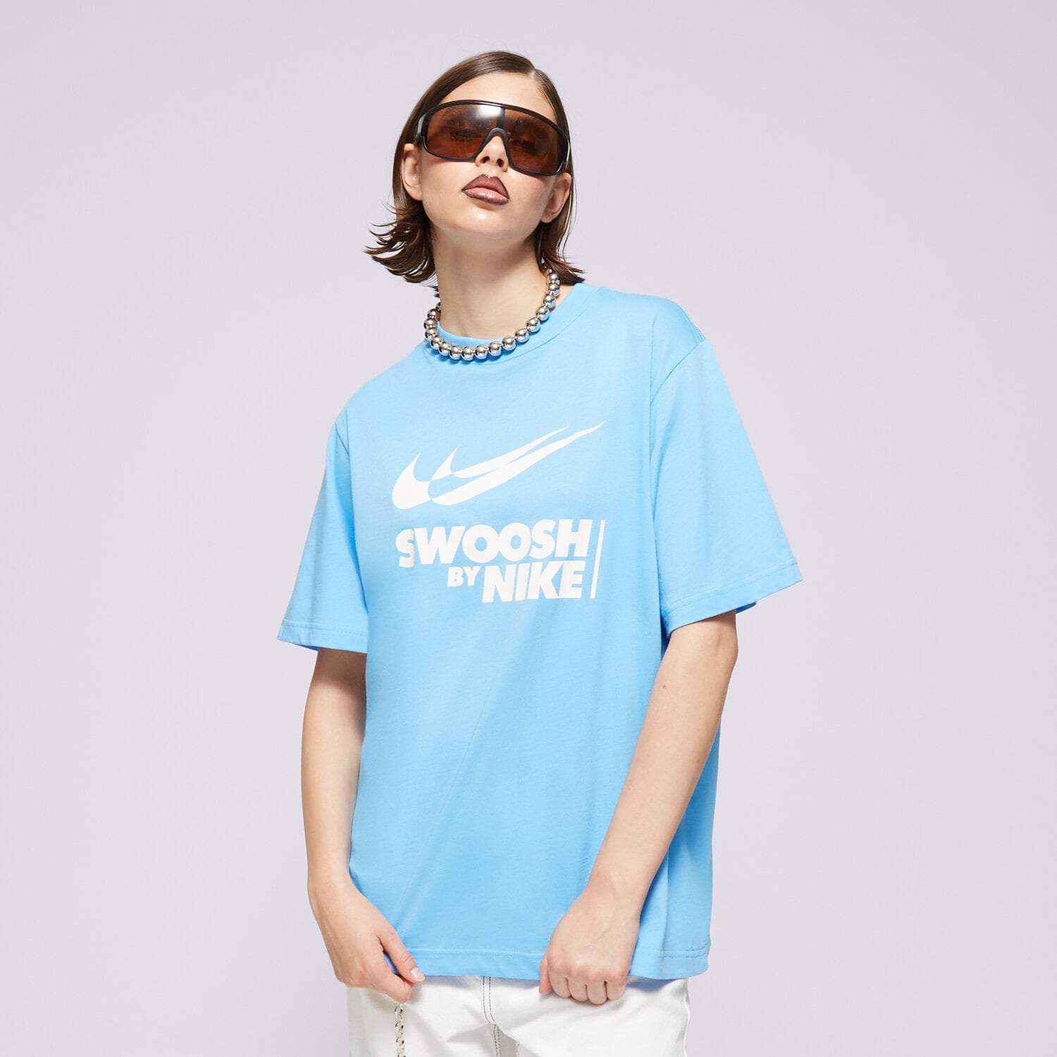 dámské tričko NIKE TRIČKO W NSW TEE BF GLS FZ4634-412 MODRÁ