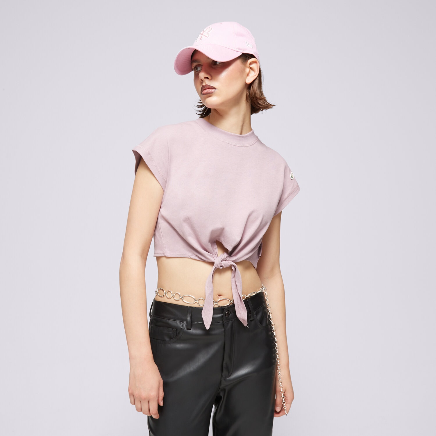 dámské tričko CHAMPION TRIČKO CREWNECK ECO FUTURE 117178PS162 FIALOVÁ