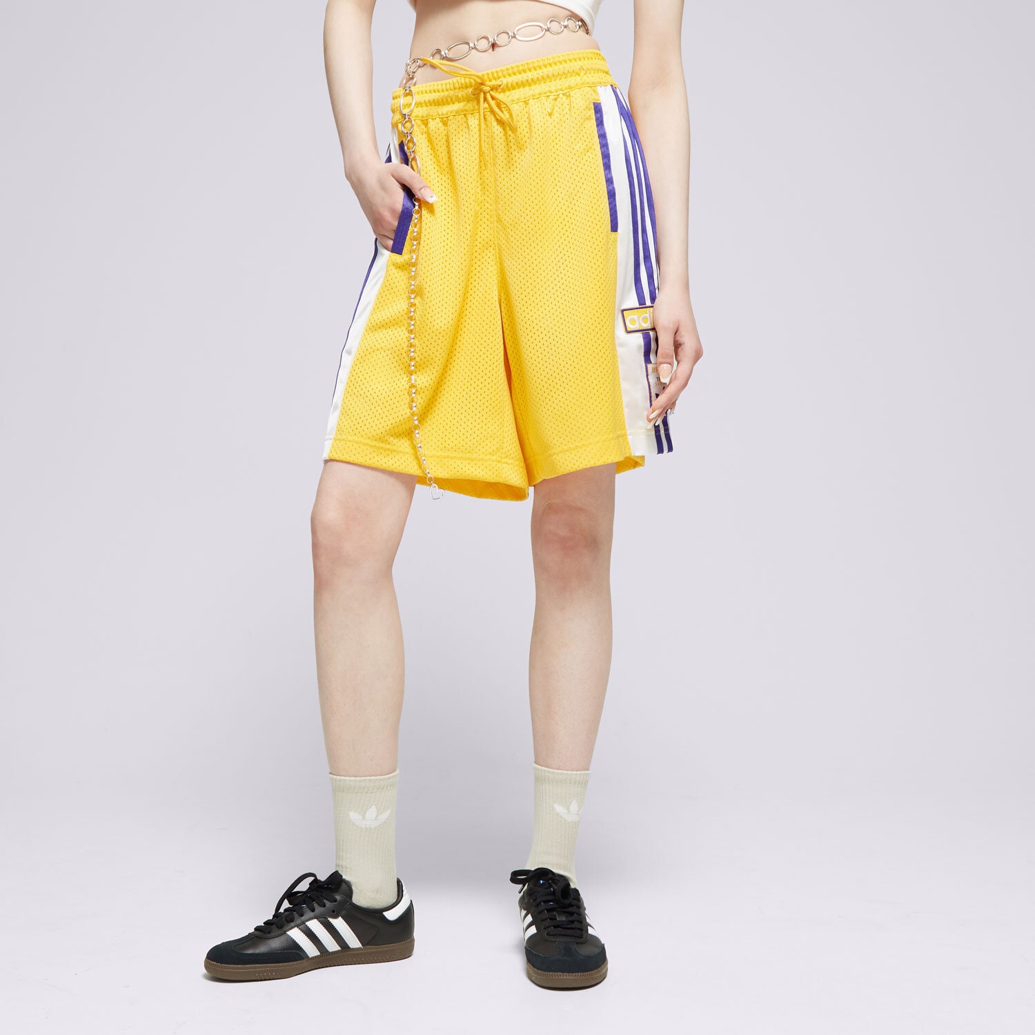 dámské kraťasy ADIDAS ŠORTKY  ADIBRK BB SHORT IS2471 ŽLUTÁ