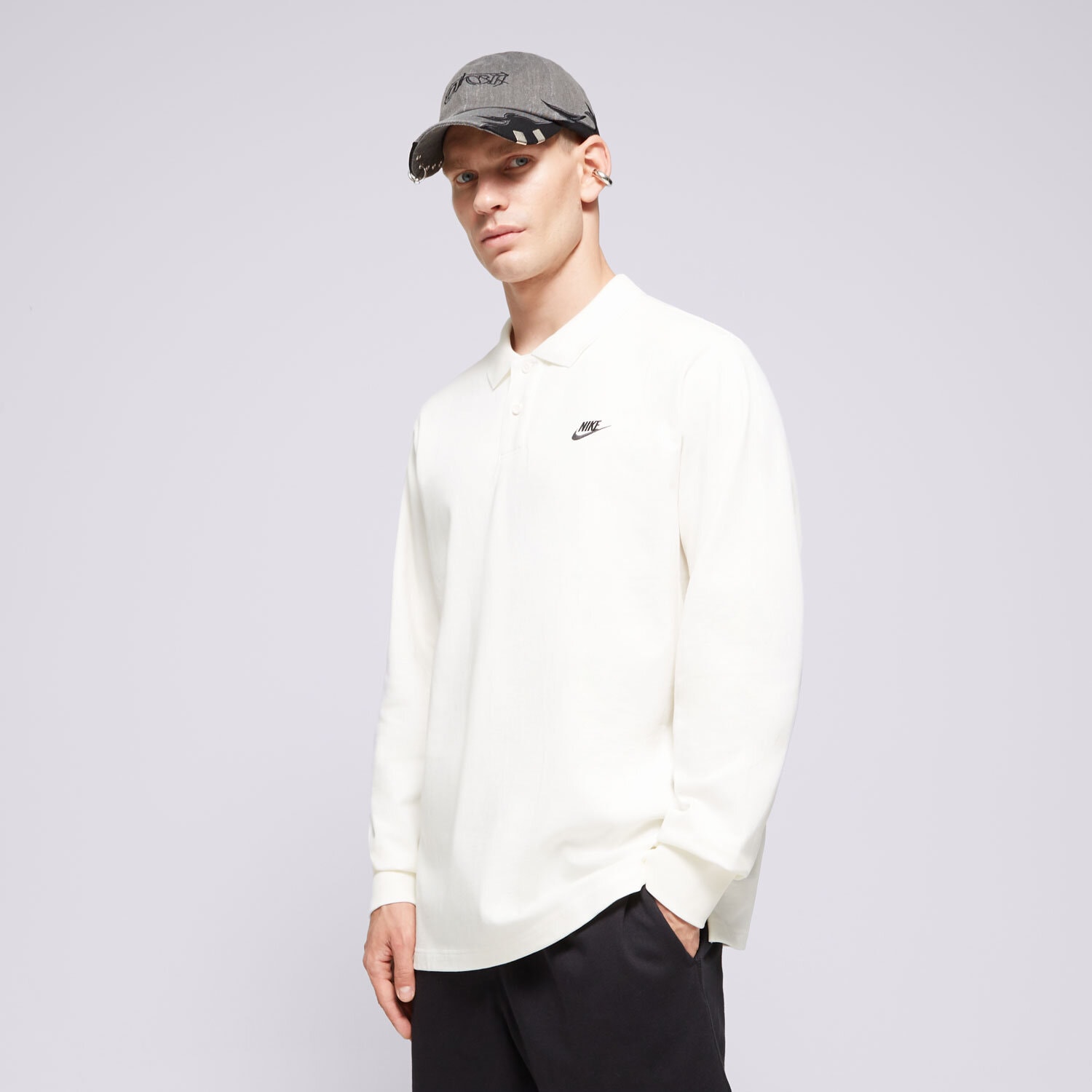 pánské polo tričko NIKE TRIČKO CLUB FQ3417-133 BÍLÁ