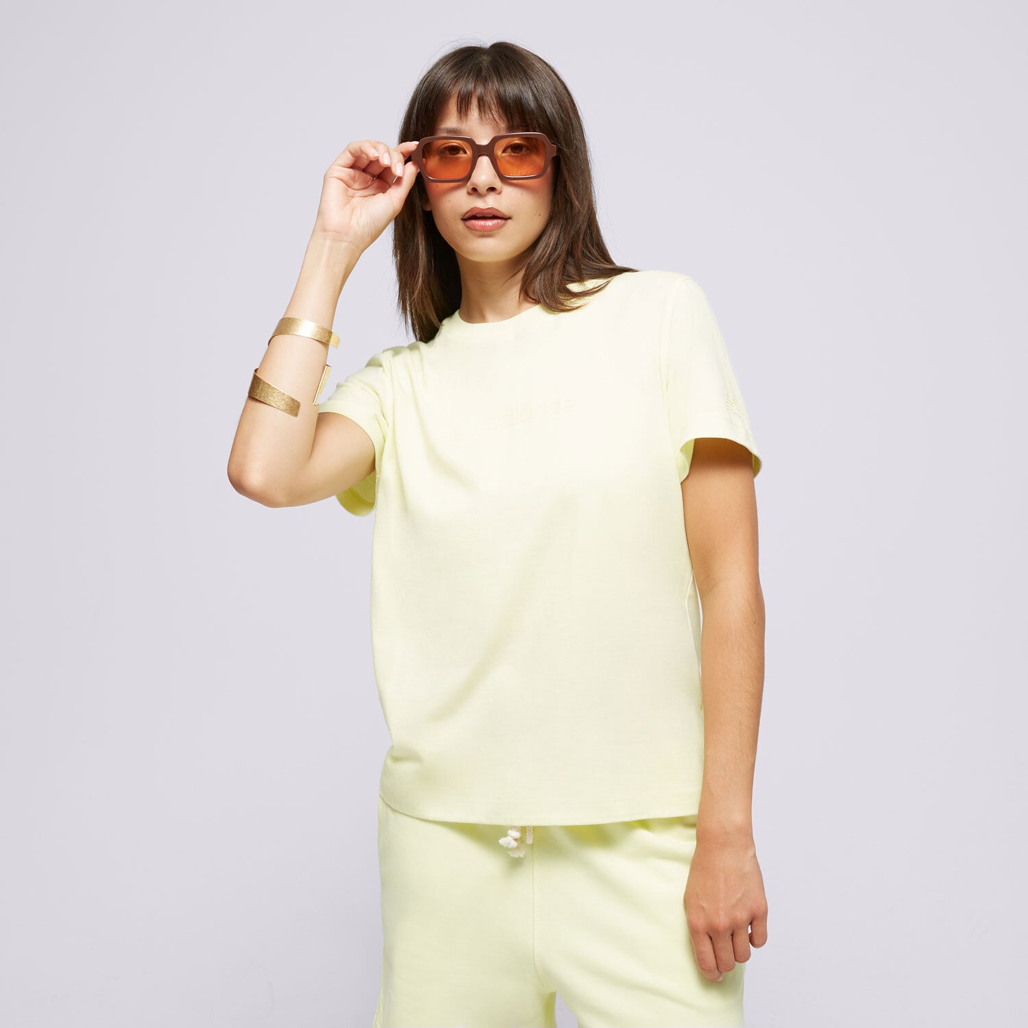 dámské tričko NEW BALANCE TRIČKO HYPER DENSITY JERSEY WT41554LLT ŽLUTÁ