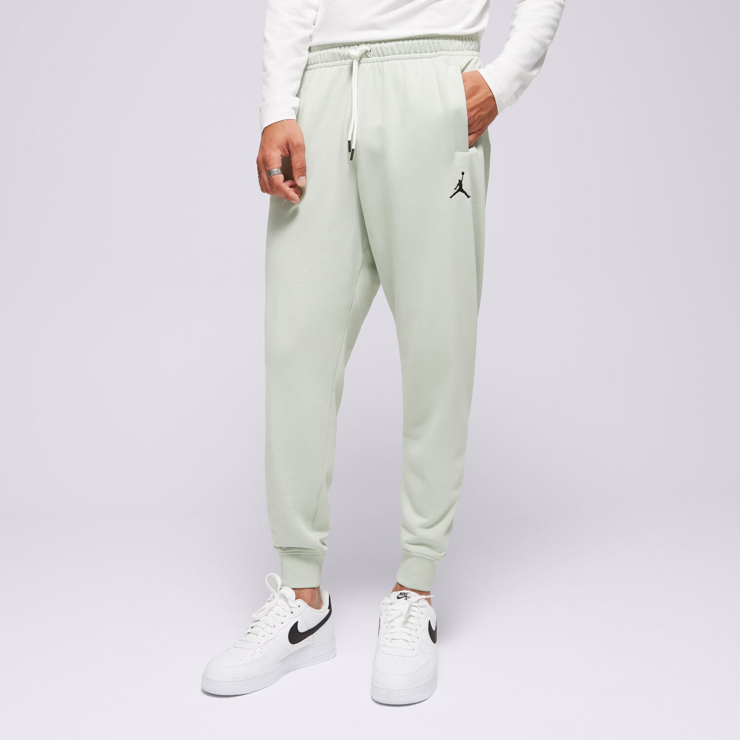 pánské kalhoty JORDAN KALHOTY  M J FLT MVP LTWT FLC PANT FN4669-005 mátová