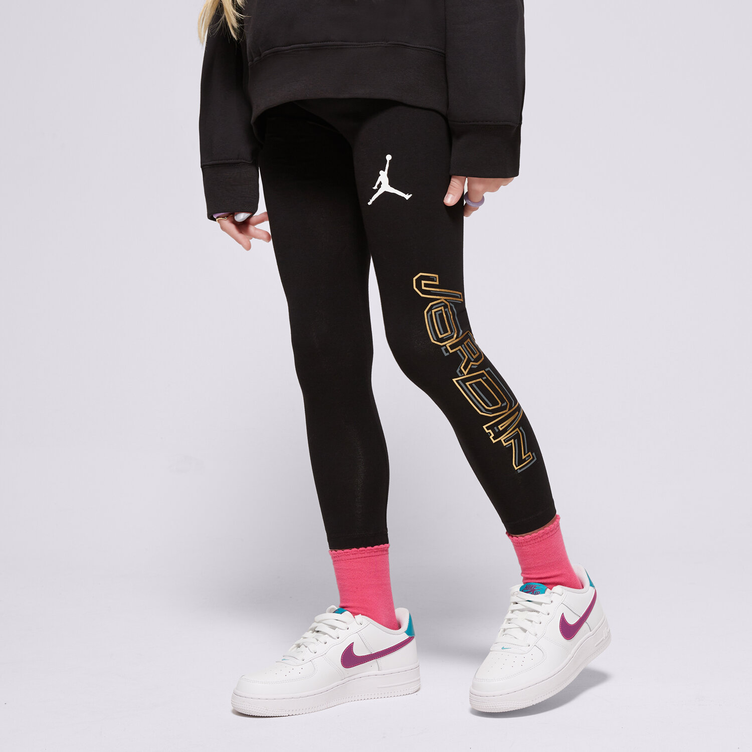 dětské kalhoty JORDAN LEGGINGS TAKE FLIGHT LEGGING 45C803-023 ČERNÁ