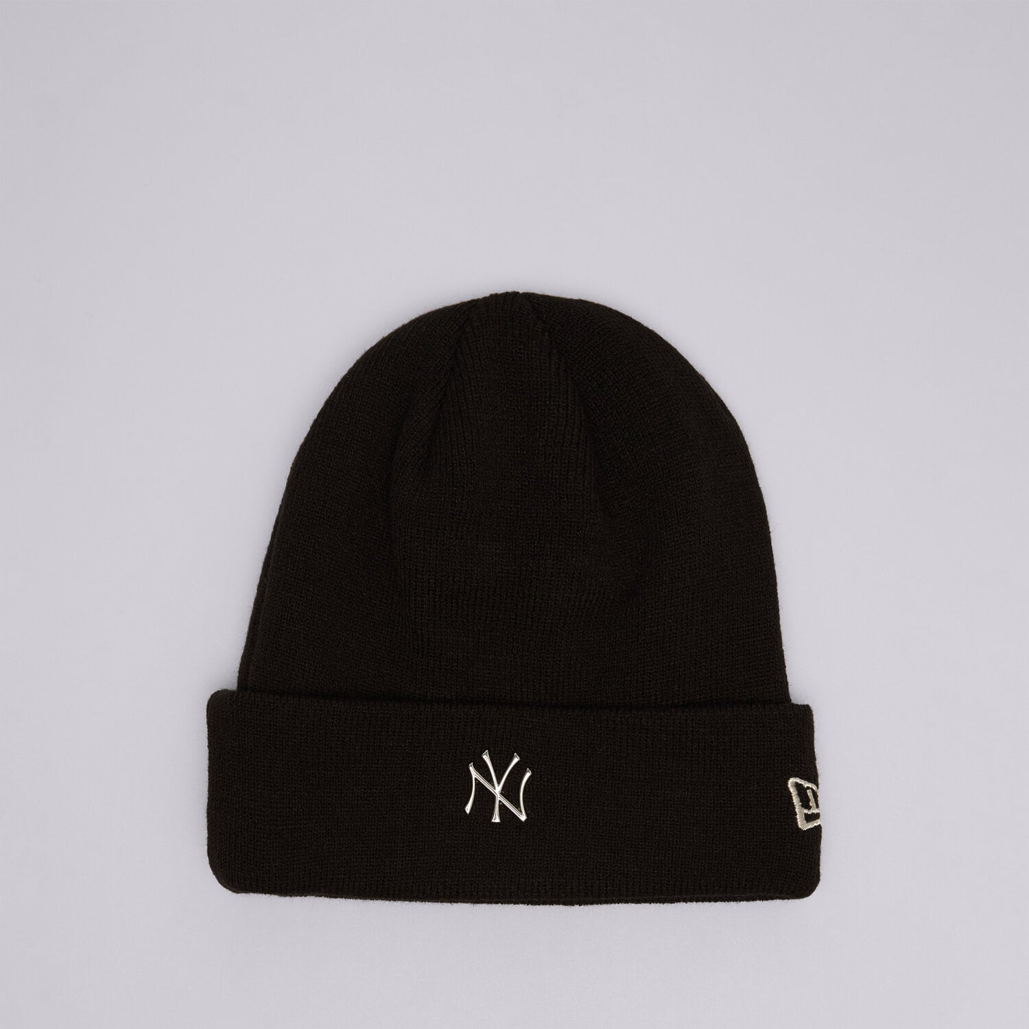 pánská čepice NEW ERA ČEPICE METALLIC BEANIE NYY NEW YORK YANKEES BLK 60565222 ČERNÁ