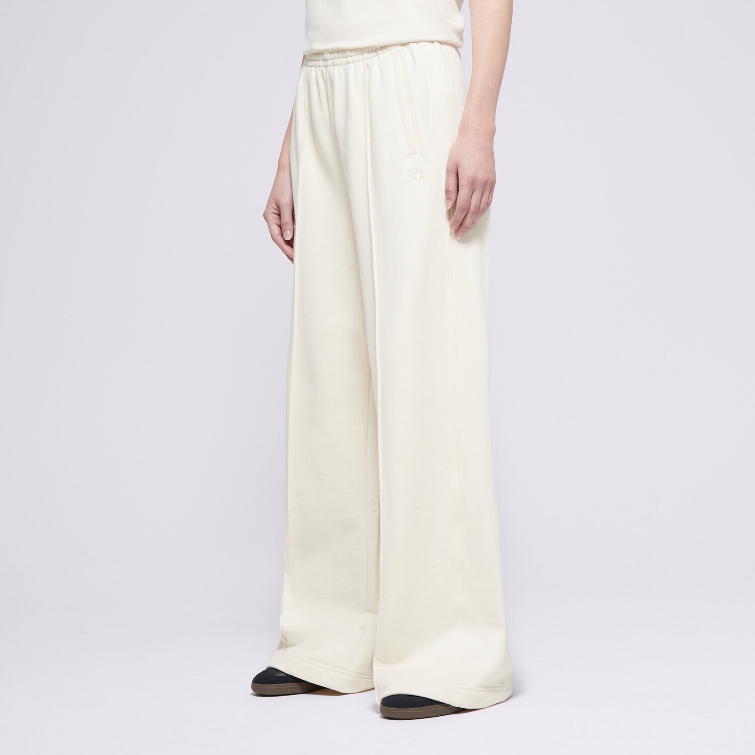 dámské kalhoty ADIDAS KALHOTY  WIDE LEG PANT IZ0292 BÍLÁ