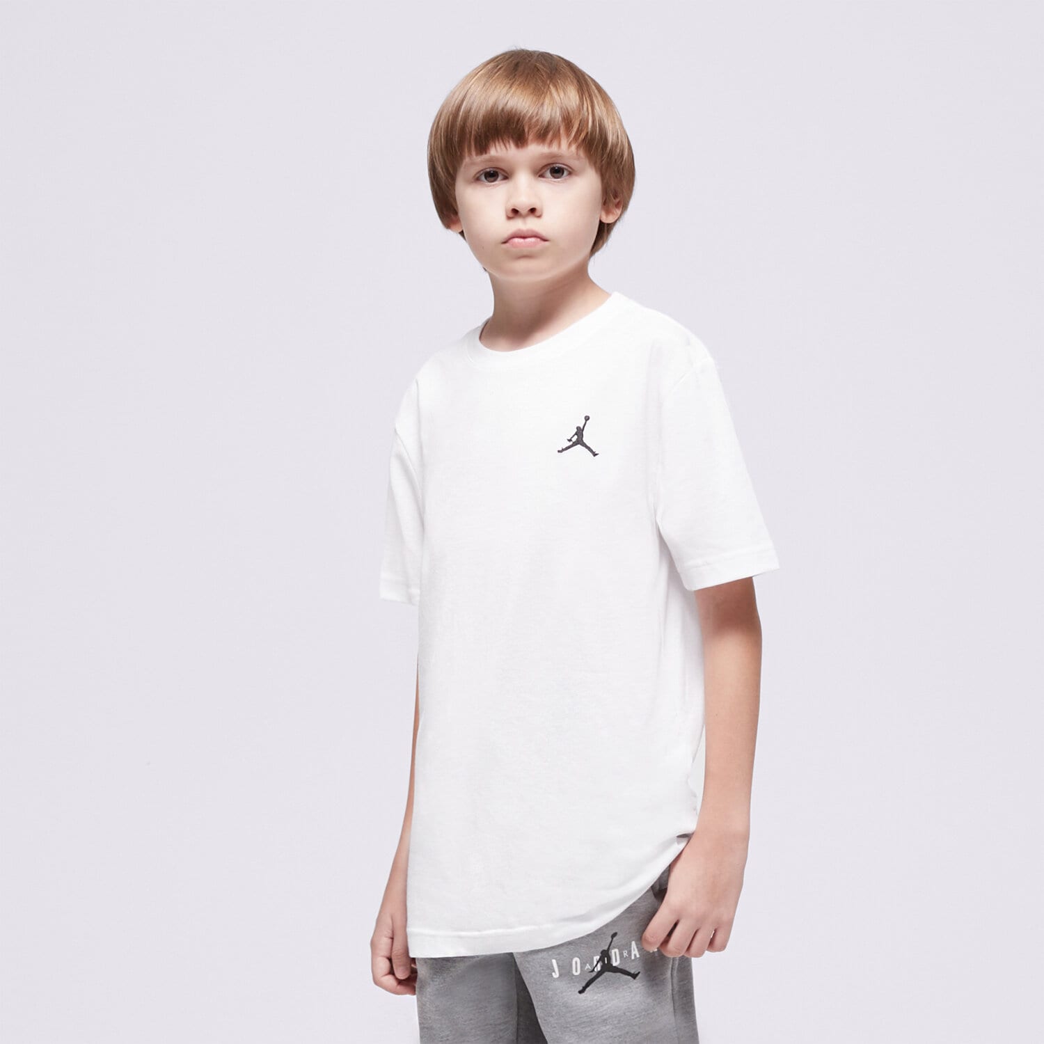 dětské tričko JORDAN TRIČKO JDB JUMPMAN AIR EMB BOY 95D266-001 BÍLÁ