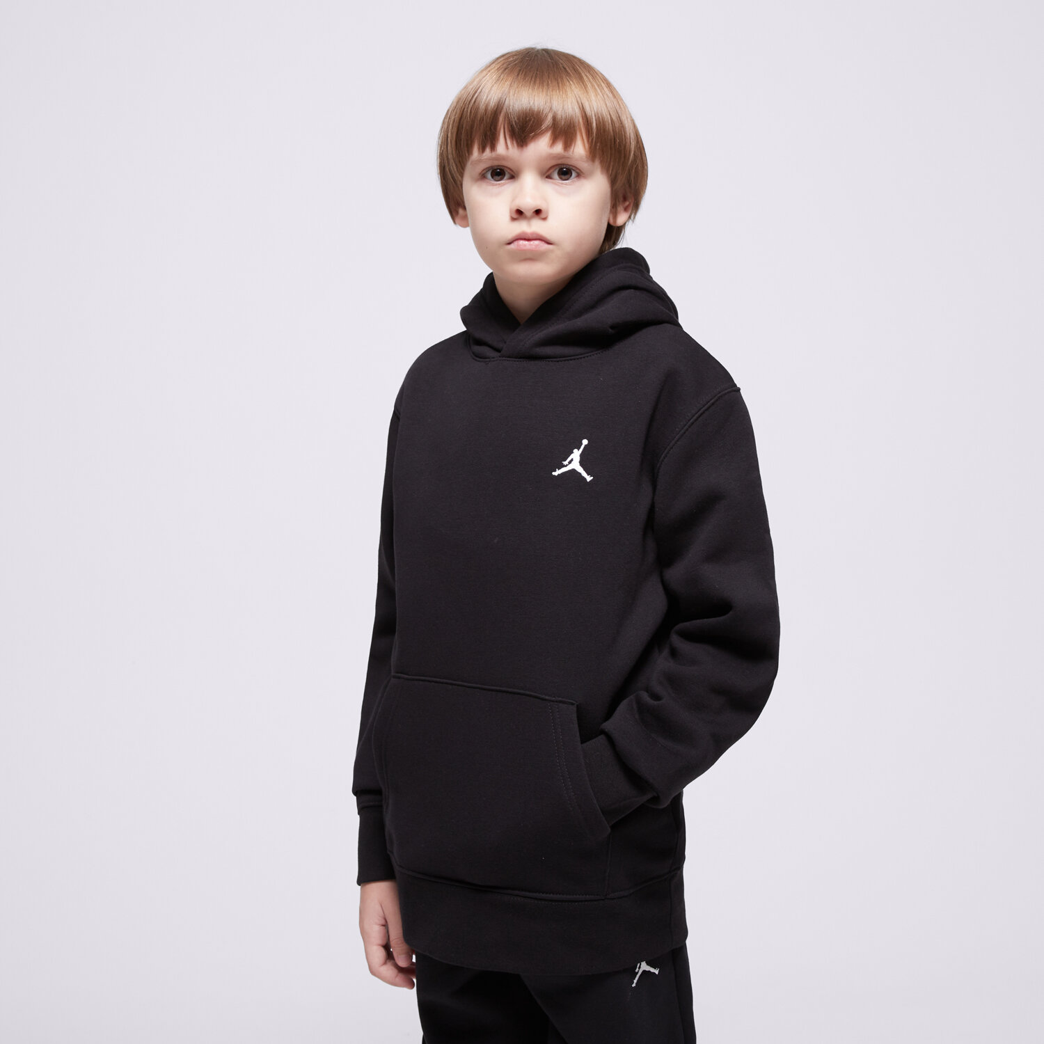 dětská mikina JORDAN MIKINA JDB MJ BROOKLYN FLC PO BOY 95D232-023 ČERNÁ