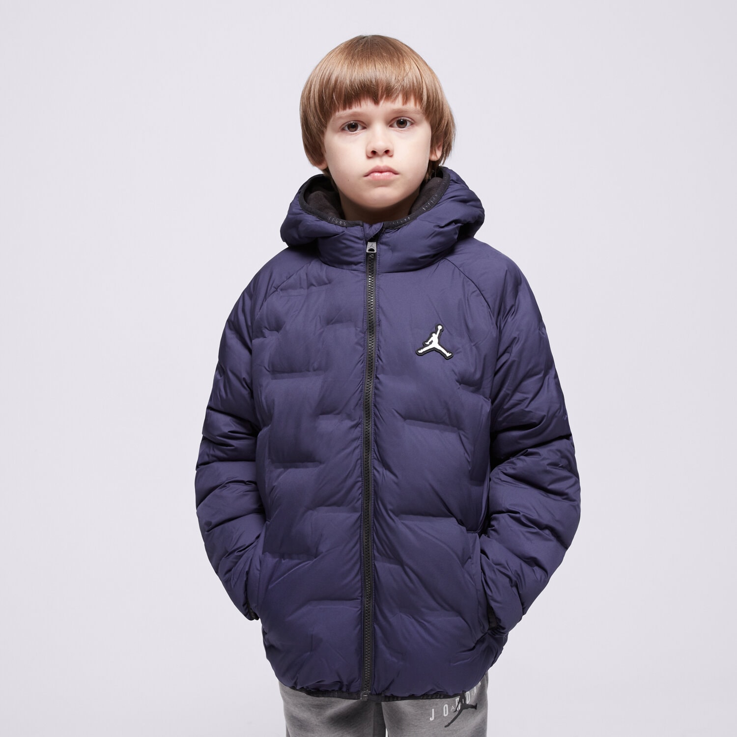 dětské tričko JORDAN BUNDA ZIMNÍ JDN WELDED JORDAN PUFFER BOY 95D194-U90 TMAVOMODRÁ