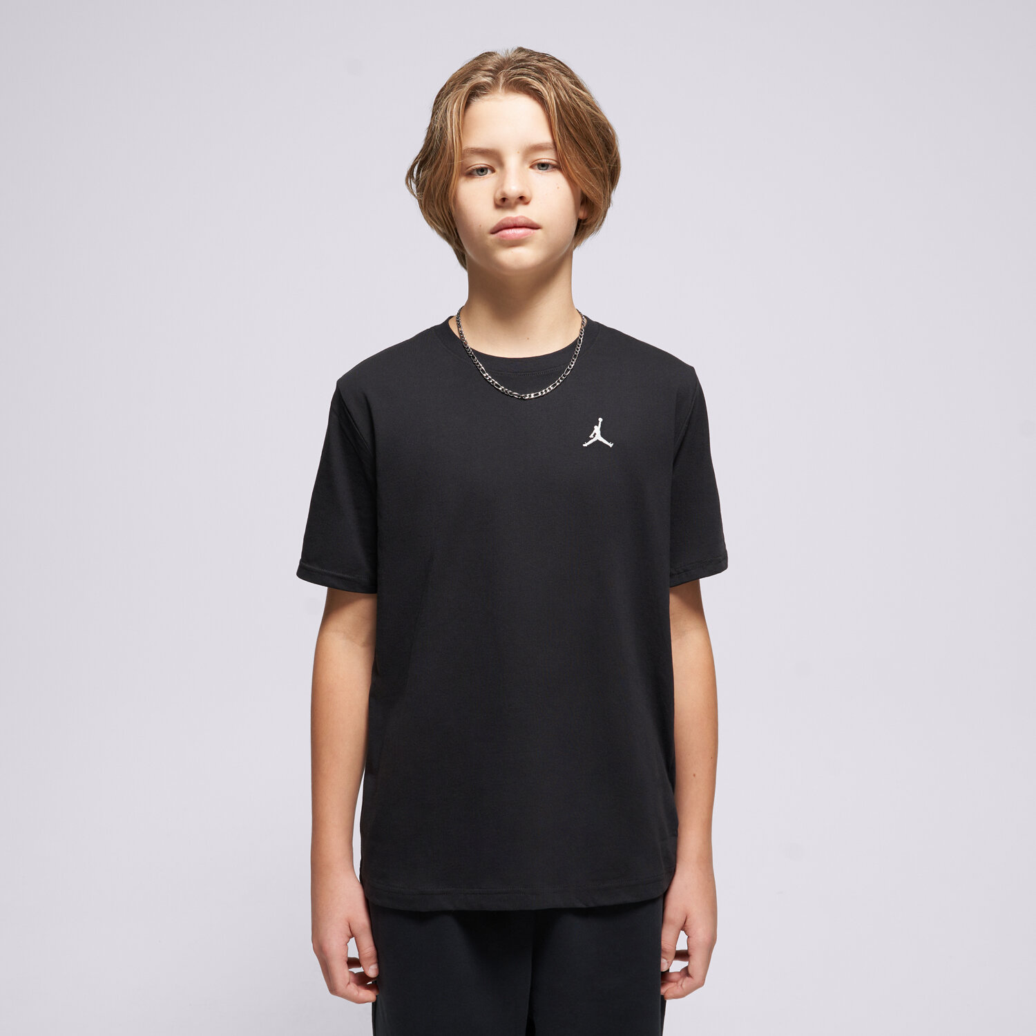 dětské tričko JORDAN TRIČKO JDB JUMPMAN AIR EMB BOY 95D266-023 ČERNÁ