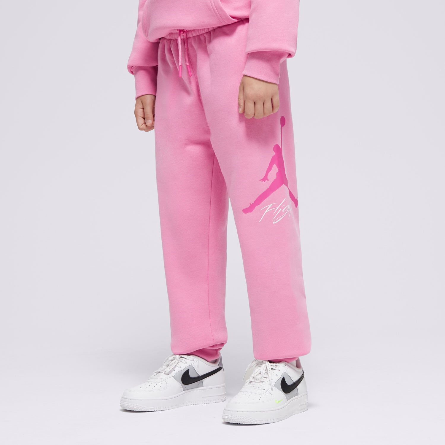 dětské kalhoty JORDAN KALHOTY  JDN JUMPMAN BASELINE PANT GIRL 45D289-AFN RŮŽOVÁ