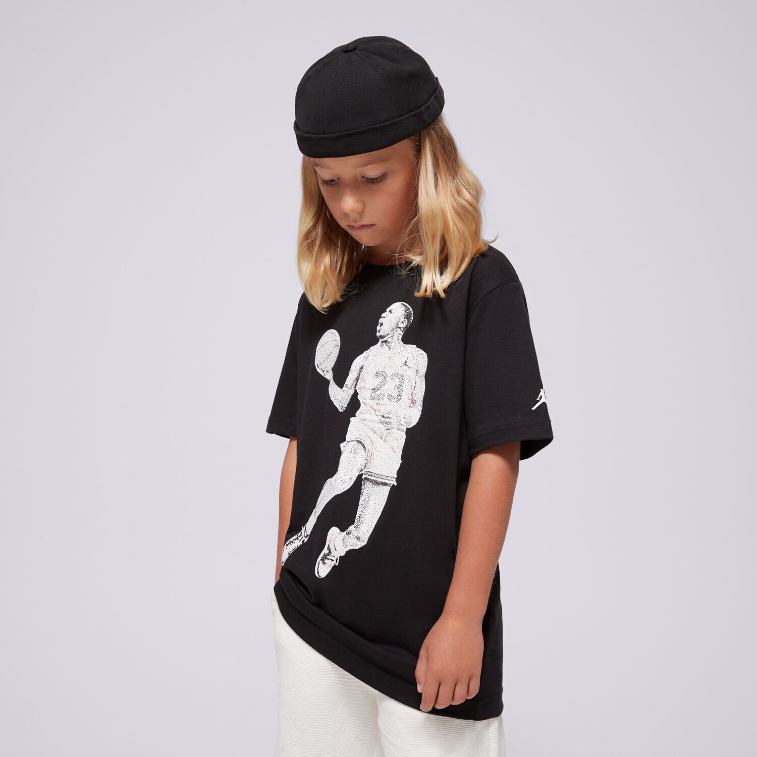 dětské tričko JORDAN TRIČKO JDB AIR JORDAN DOTS SS TEE BOY 95D254-023 ČERNÁ