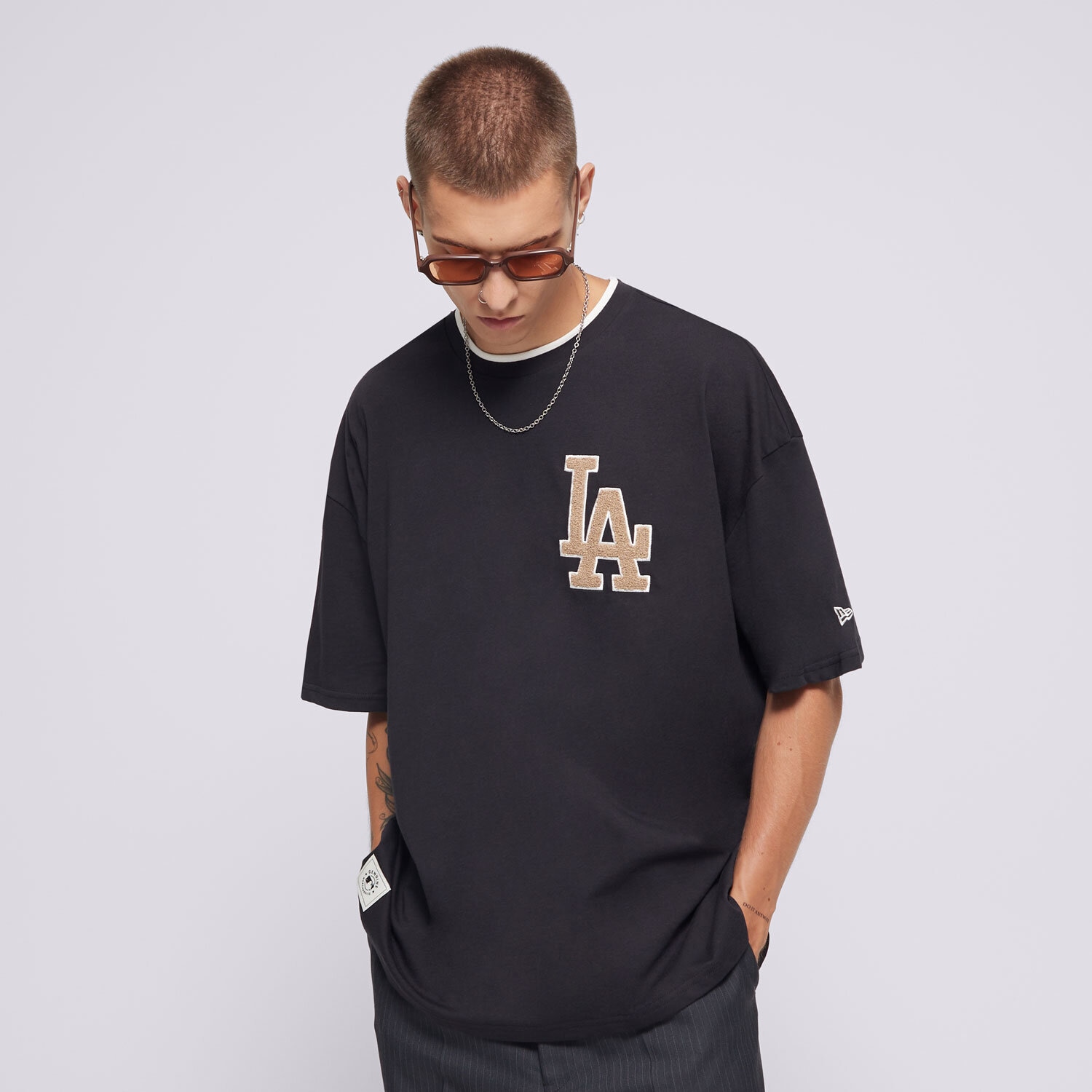 pánské tričko NEW ERA TRIČKO WS LA DODGERS LOS ANGELES DODGERS NVYTTA 60564869 TMAVOMODRÁ