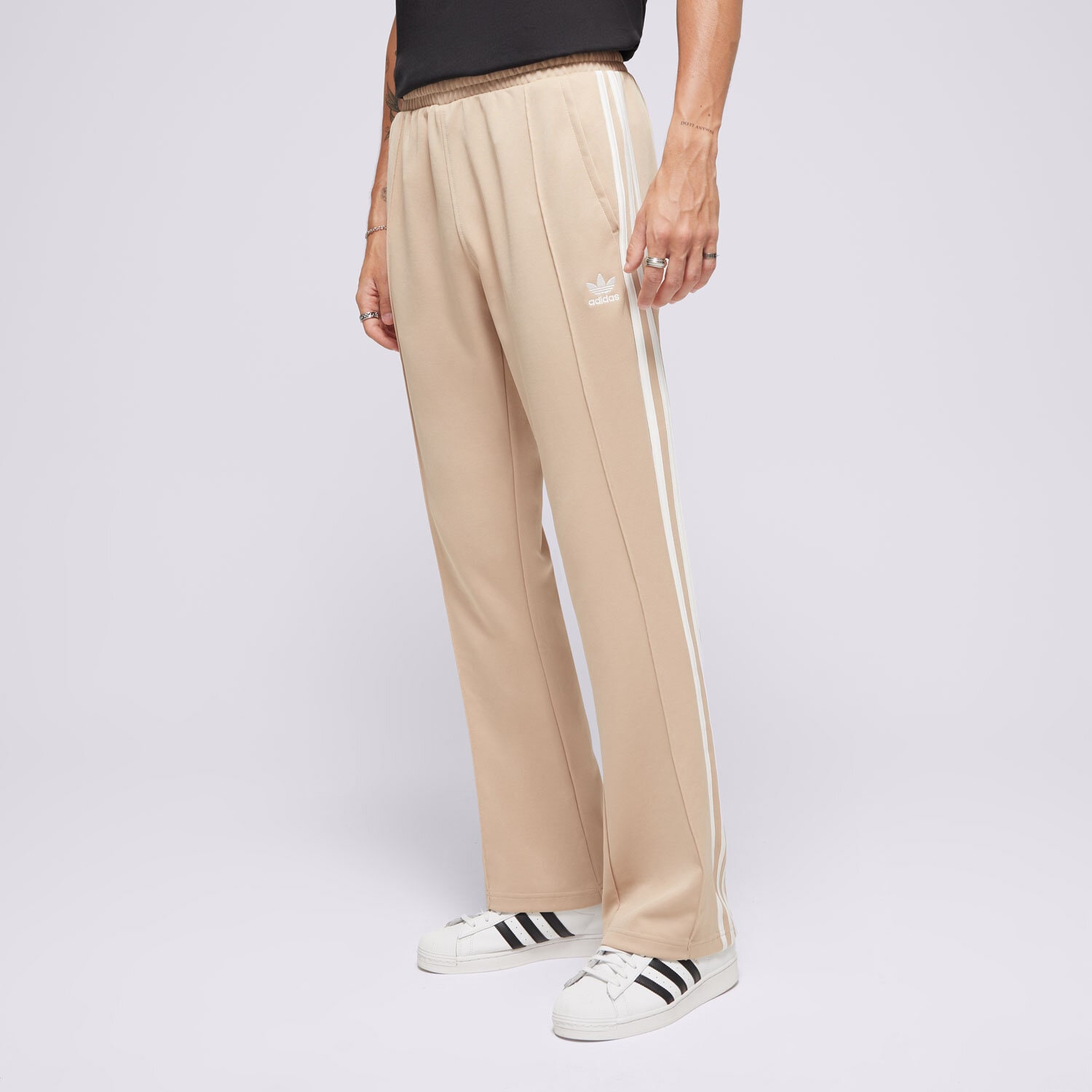 pánské kalhoty ADIDAS KALHOTY  70S TP IX5221 BÉŽOVÁ