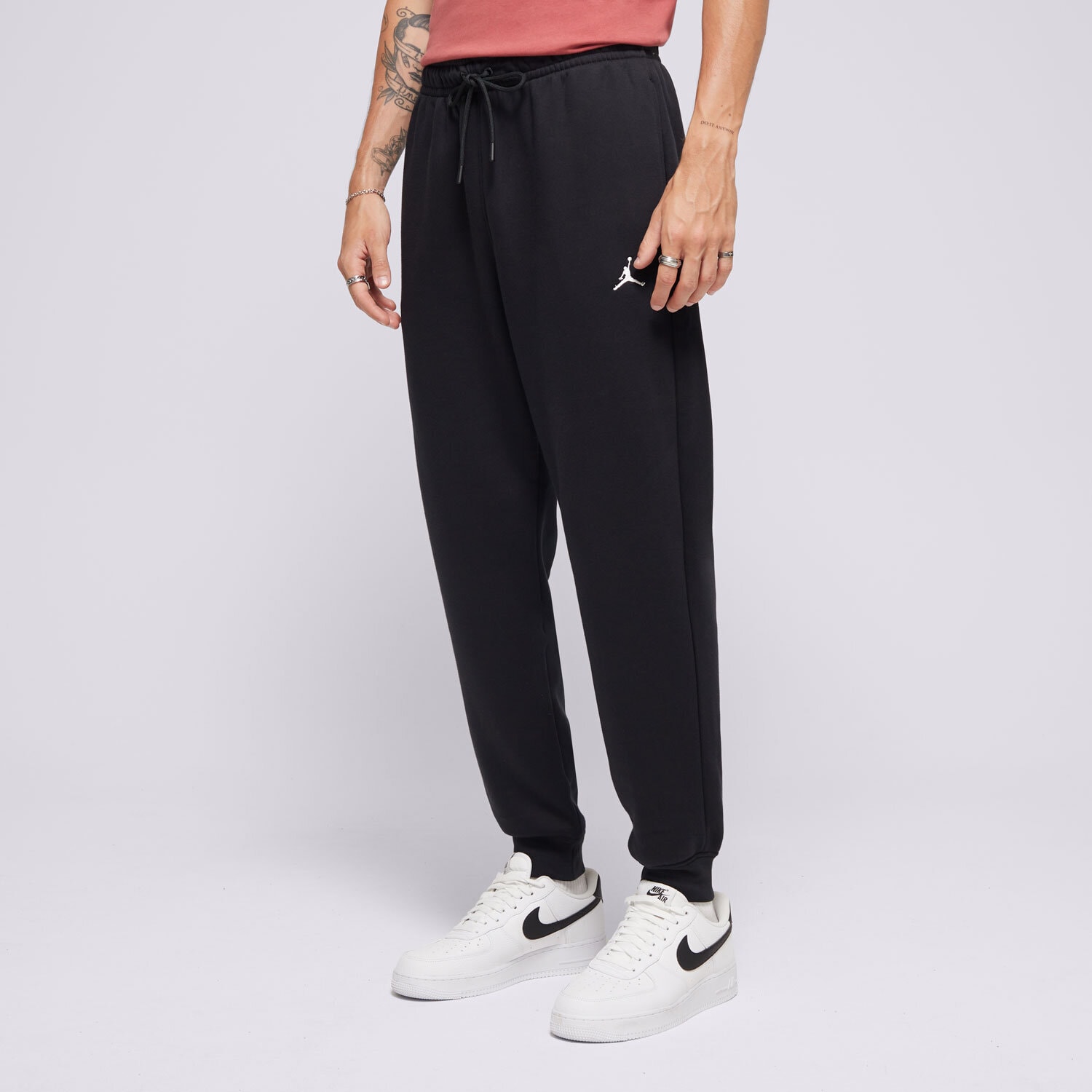 pánské kalhoty JORDAN KALHOTY  M J BRKLN FLC PANT FV7277-010 ČERNÁ