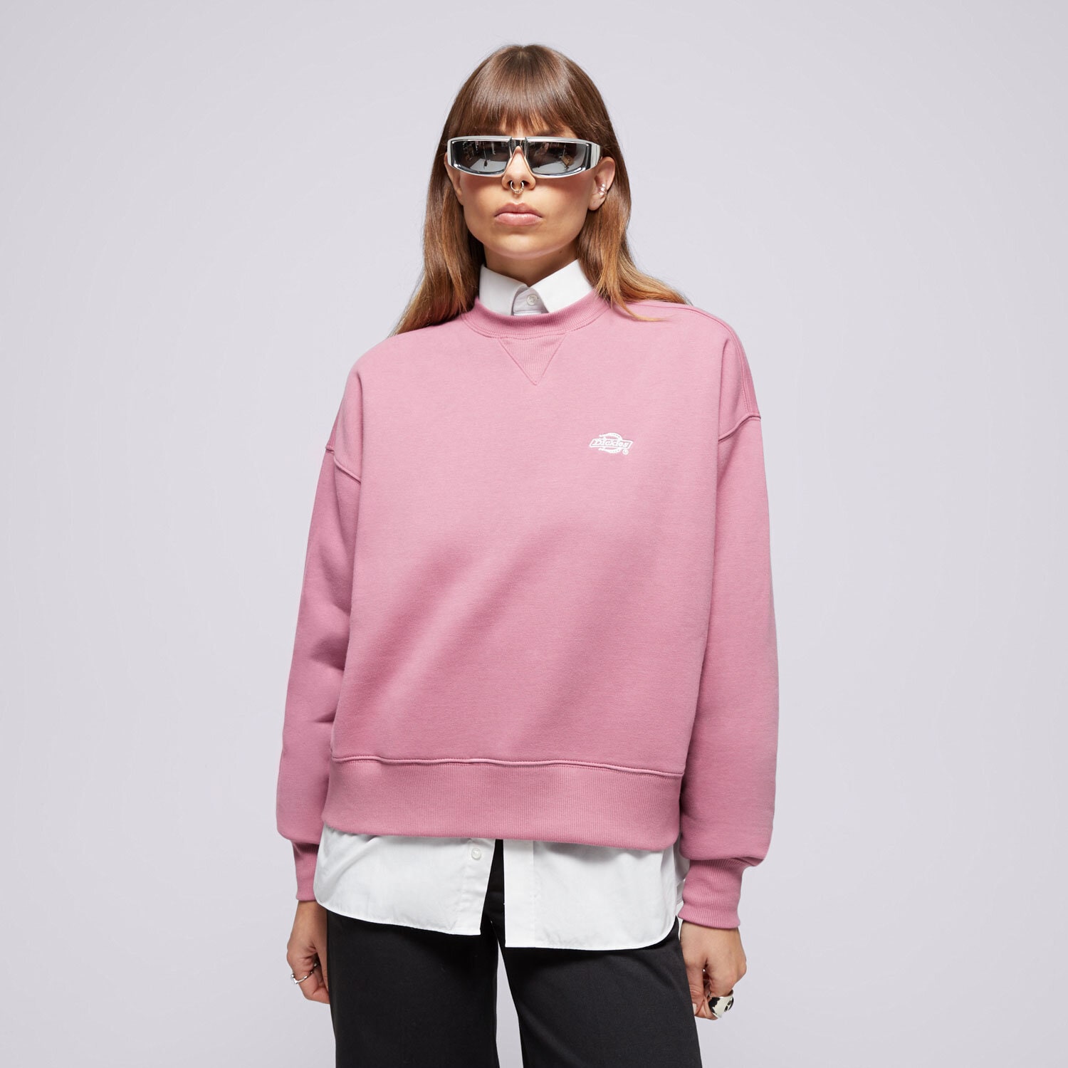 dámská mikina DICKIES MIKINA SUMMERDALE SWEATSHIRT DK0A4XYXJ541 RŮŽOVÁ