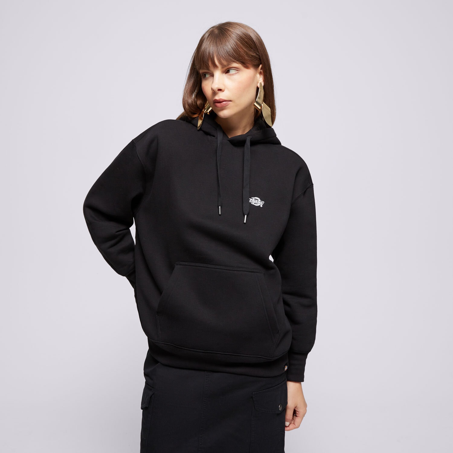 dámská mikina DICKIES MIKINA S KAPUCÍ SUMMERDALE HOODIE DK0A4XYWBLK1 ČERNÁ