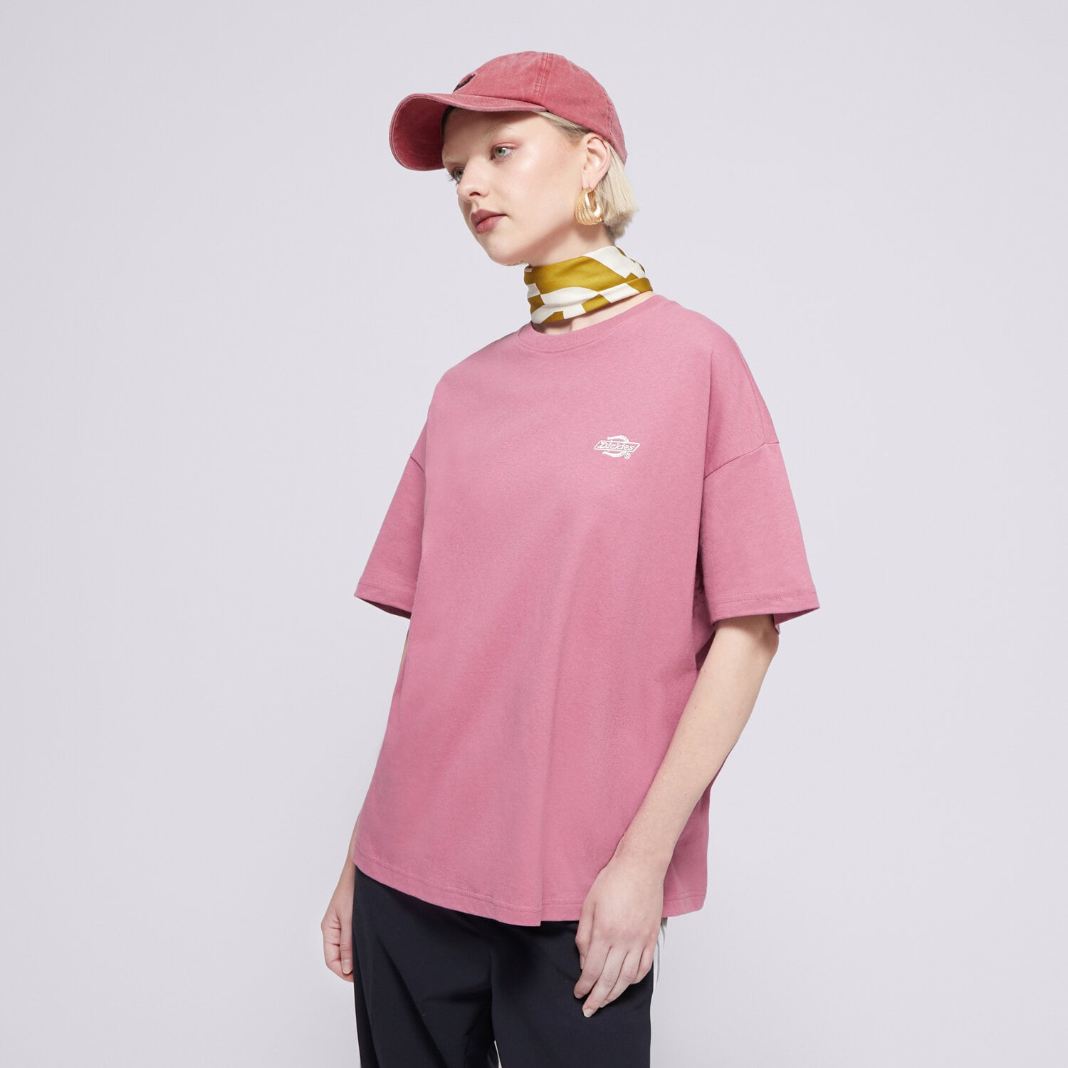 dámské tričko DICKIES TRIČKO SUMMERDALE SS TEE DK0A4Y1BJ541 FIALOVÁ