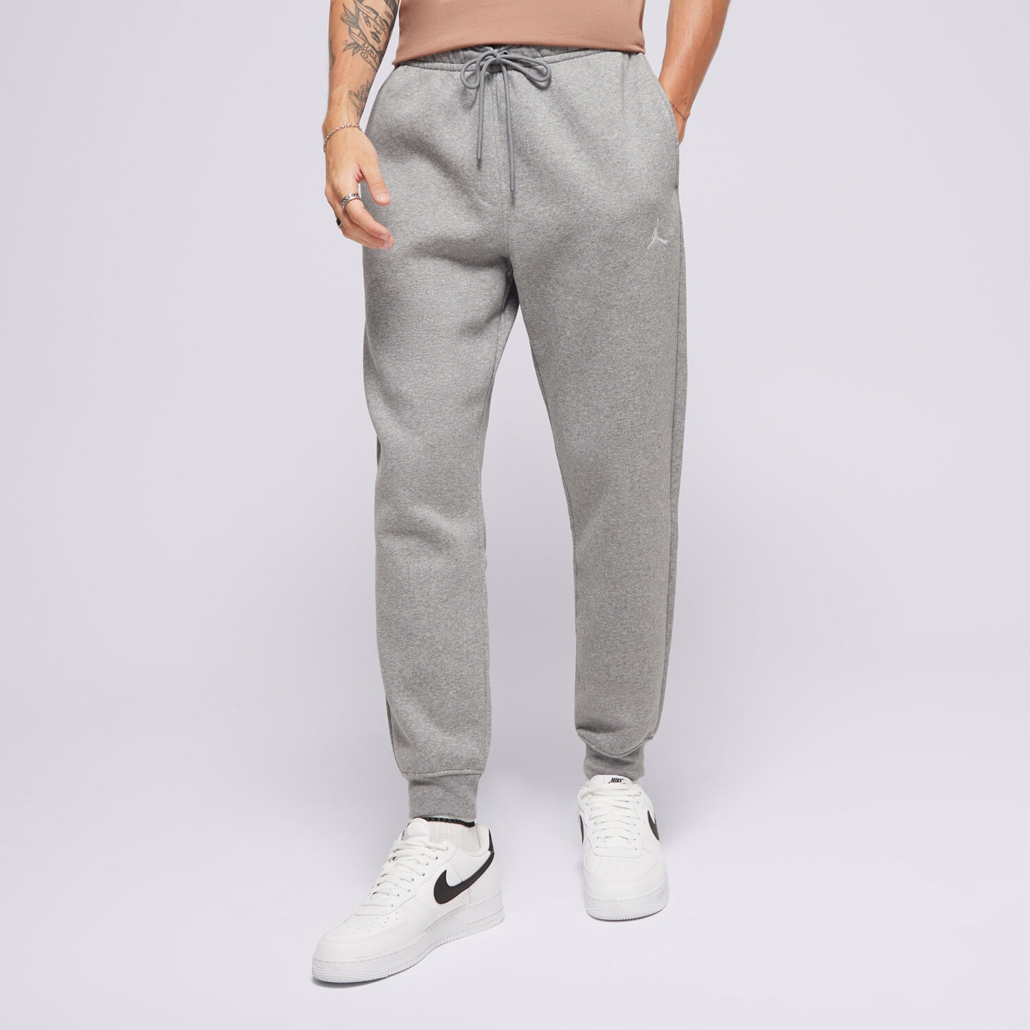 pánské kalhoty KALHOTY  M JORDAN BRKLN FLC PANT  FV7277-091 ŠEDÁ