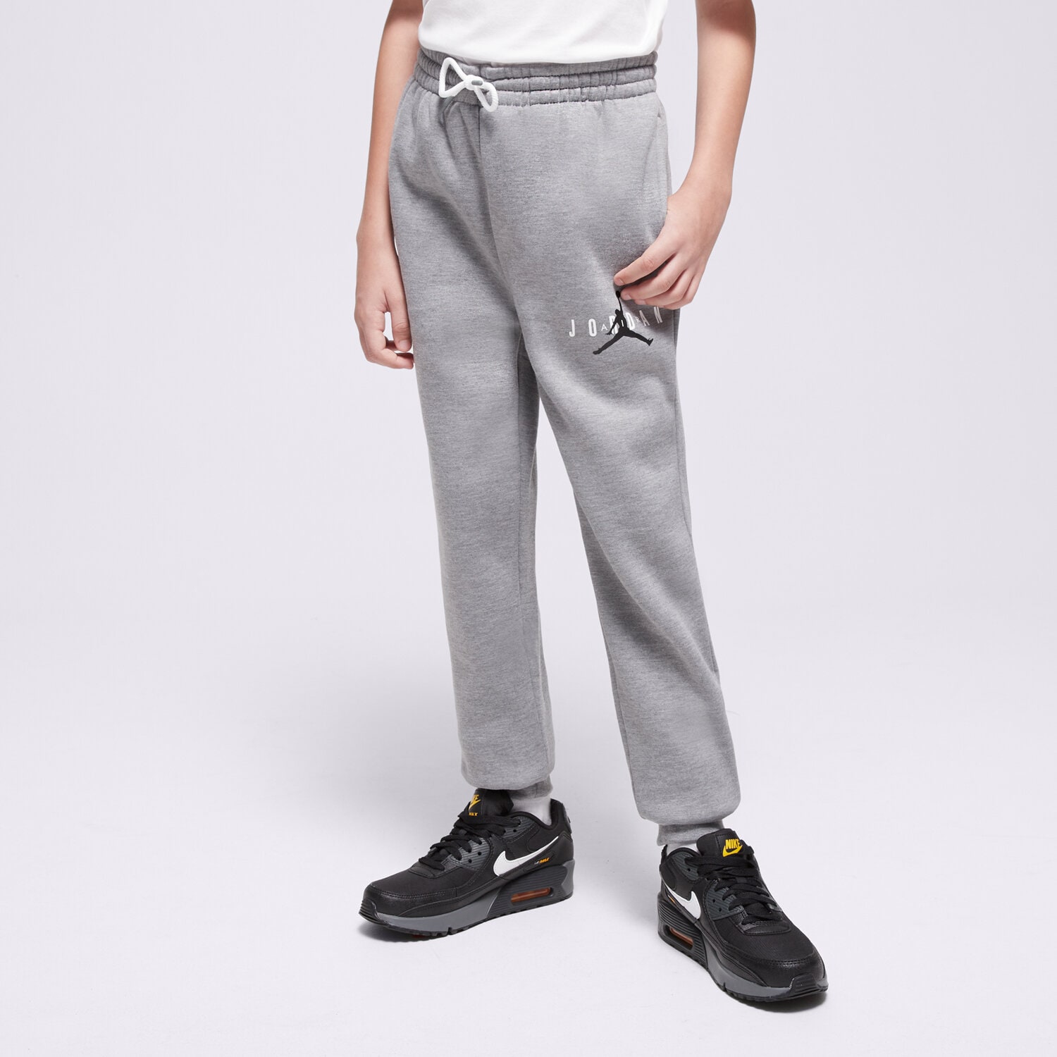 dětské kalhoty JORDAN KALHOTY  JDB JUMPMAN SUSTAINABLE PANT BOY 95B912-GEH ŠEDÁ