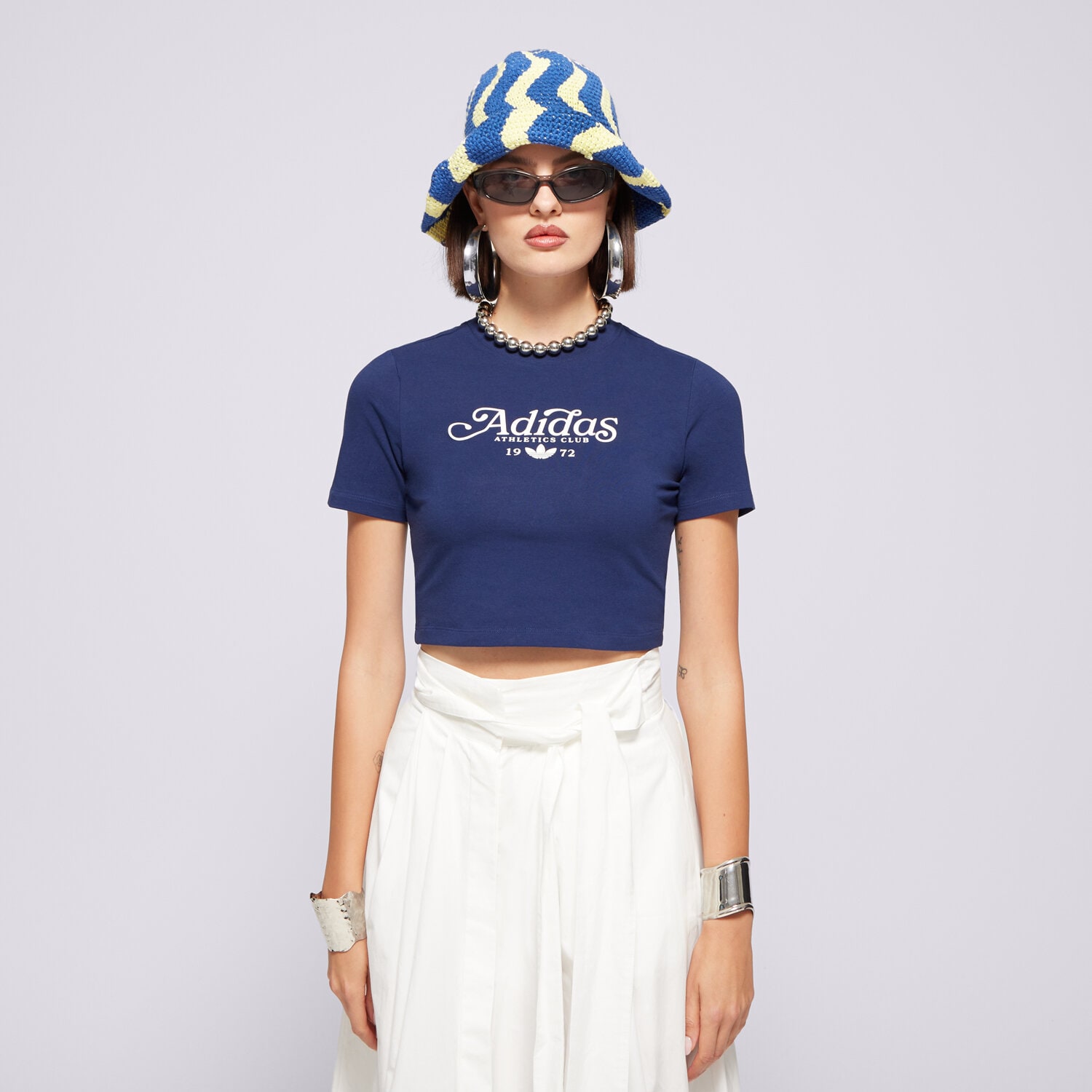 dámské tričko ADIDAS TRIČKO BABY TEE GRX IX3544 TMAVOMODRÁ