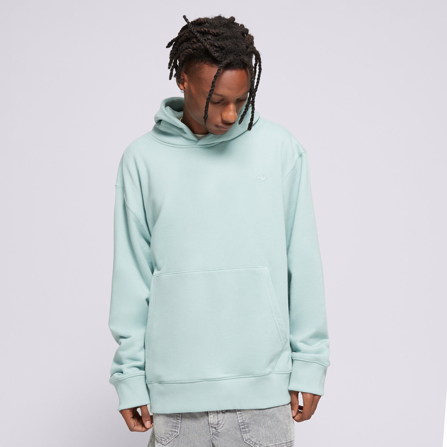 pánská mikina ADIDAS MIKINA S KAPUCÍ P ESS HD IX9810 ZELENÁ