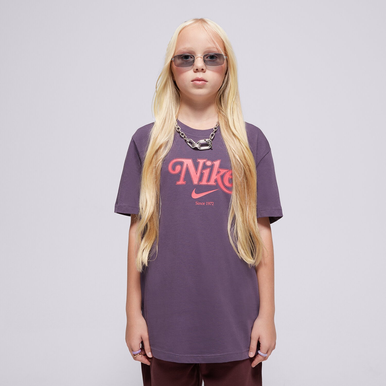 dětské tričko NIKE TRIČKO G NSW TREND BF TEE GIRL HM0528-573 TMAVOMODRÁ