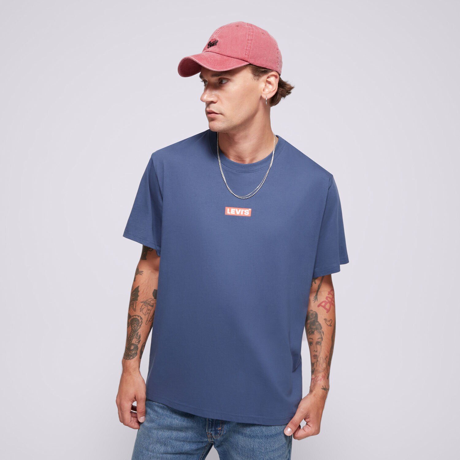 pánské tričko LEVI'S TRIČKO SS RELAXED FIT TEE BLUES 16143-1525 MODRÁ