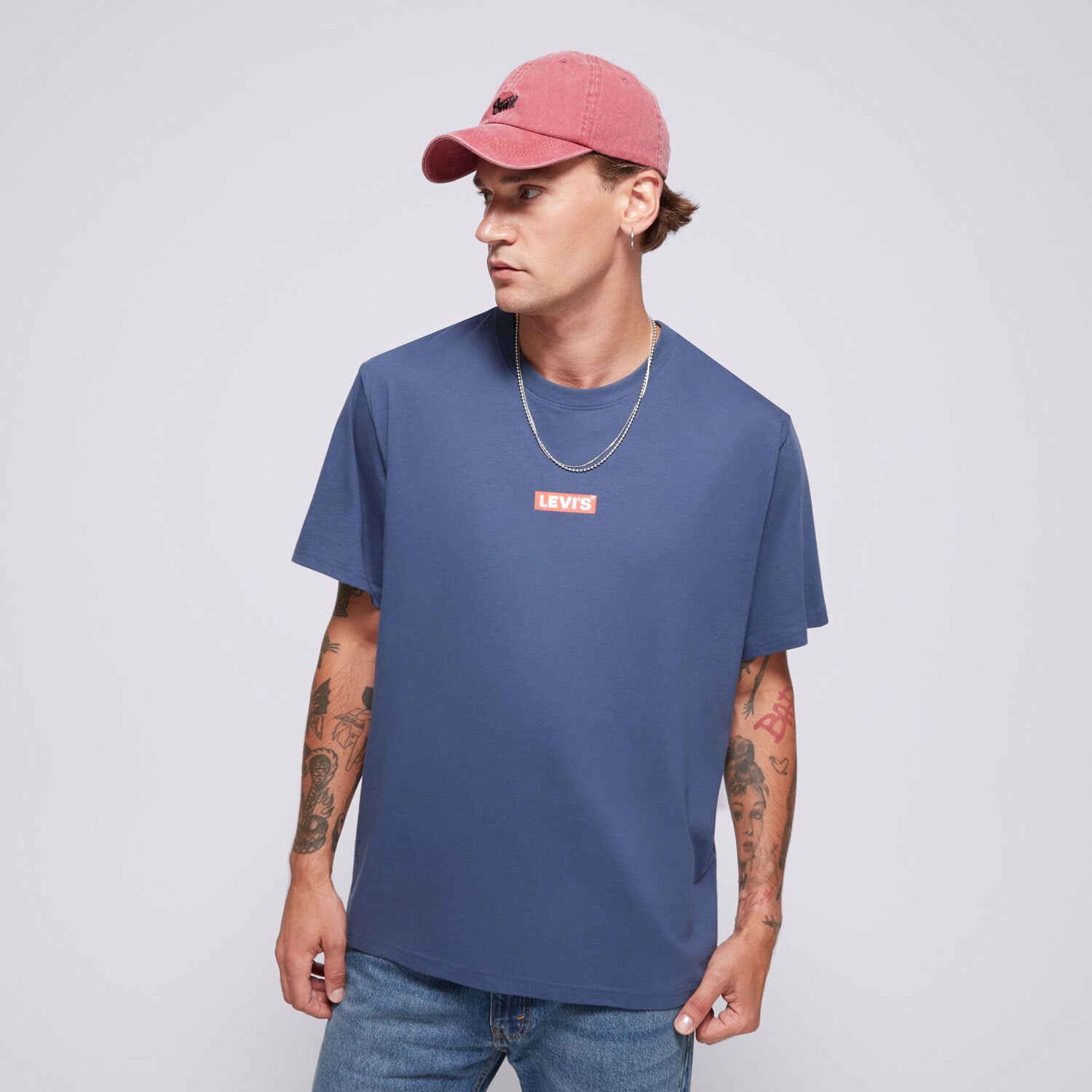 pánské tričko LEVI'S TRIČKO SS RELAXED FIT TEE BLUES 16143-1525 MODRÁ