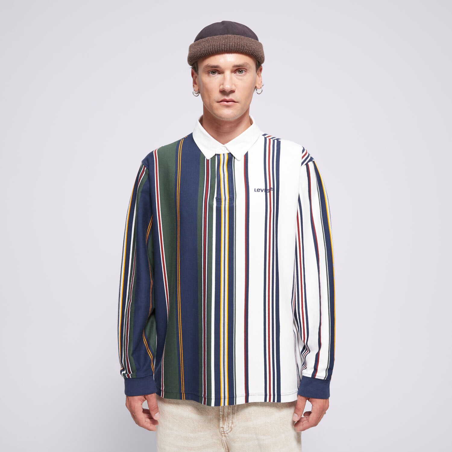pánské polo tričko LEVI'S TRIČKO UNION RUGBY MULTI-COLOR A4845-0022 VÍCEBAREVNÁ