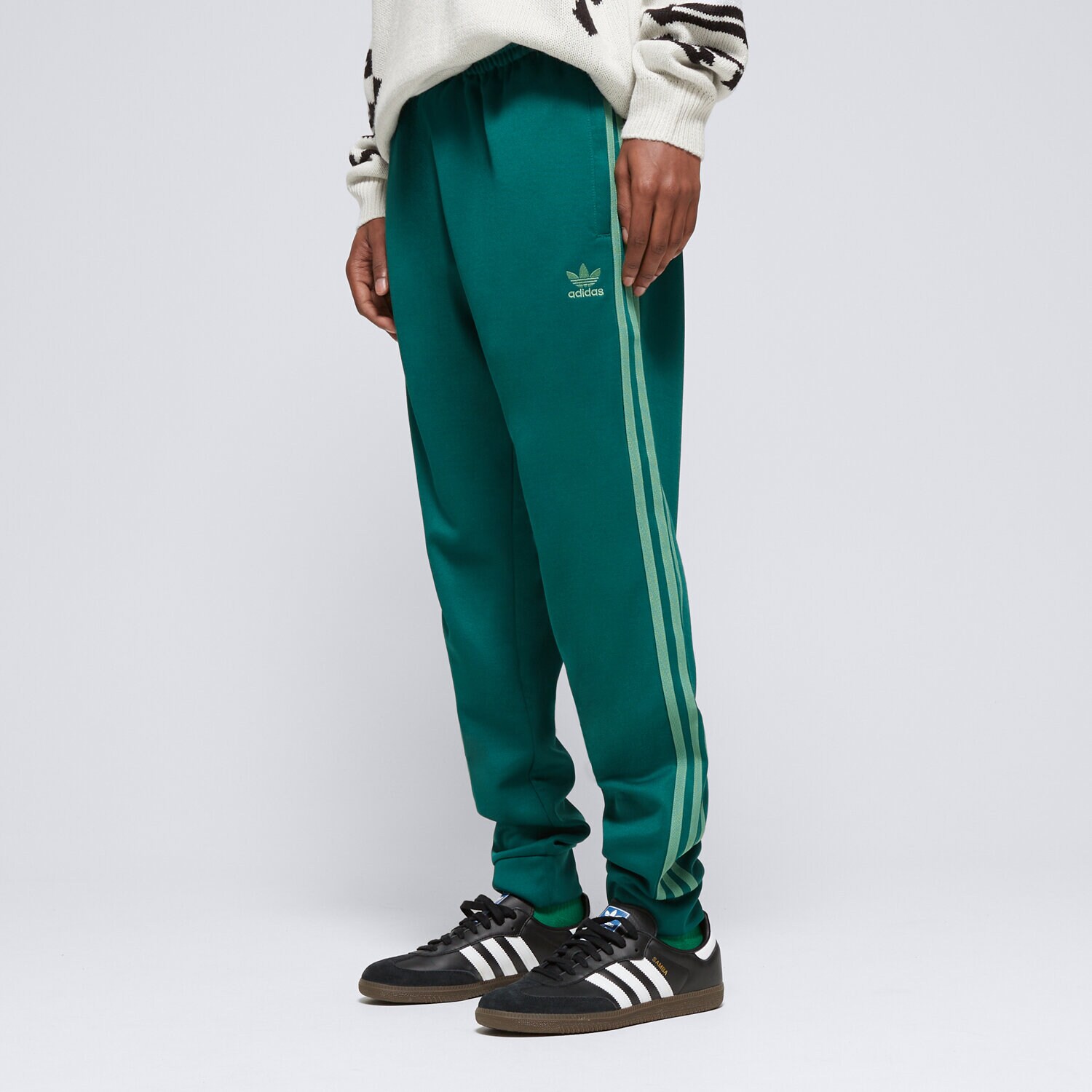 pánské kalhoty ADIDAS KALHOTY  SST TP IY8729 ZELENÁ