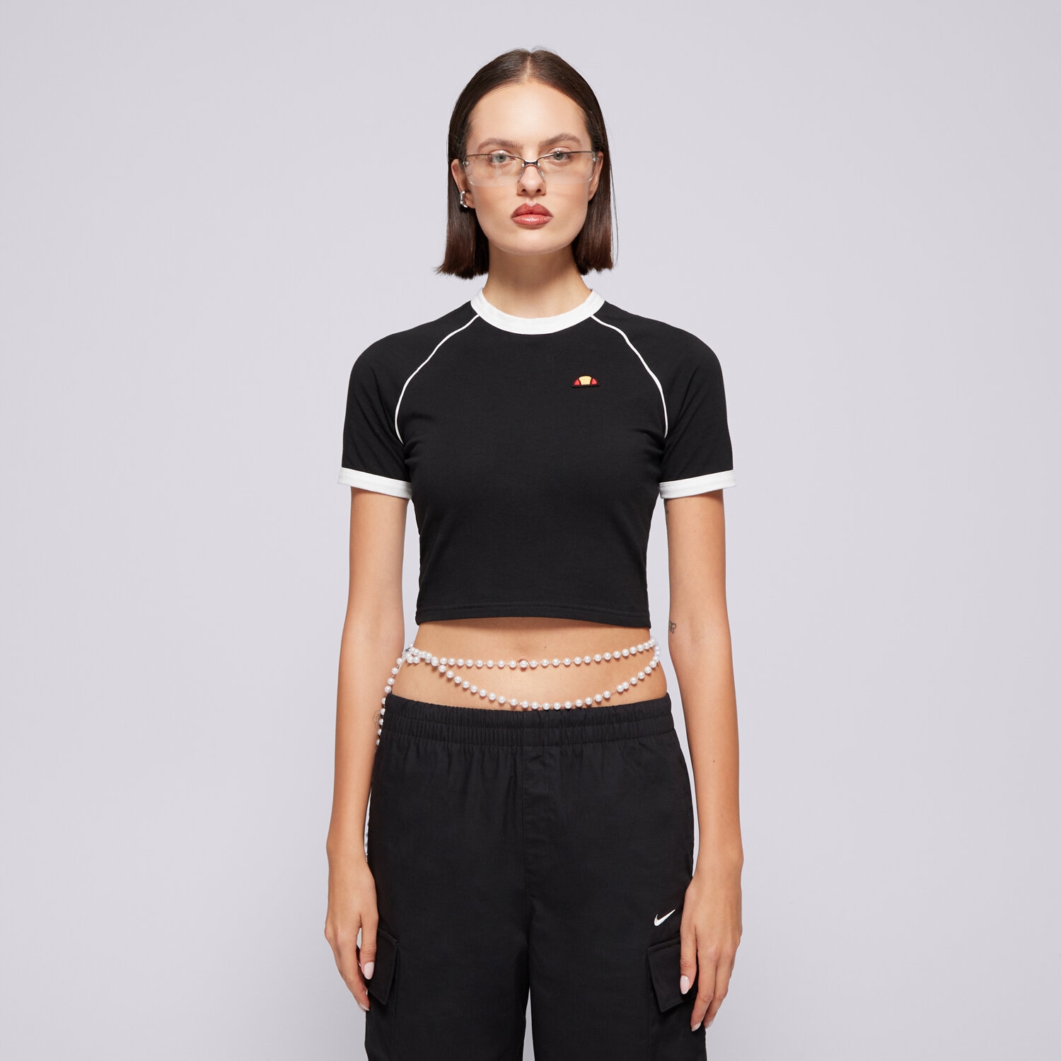 dámské tričko ELLESSE TRIČKO CHEVALIER TEE BLK SGX20927011 ČERNÁ
