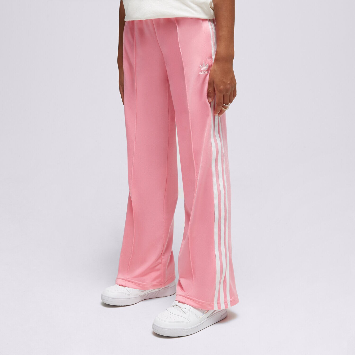 dětské kalhoty ADIDAS KALHOTY  WIDE PANTS GIRL HK0349 RŮŽOVÁ