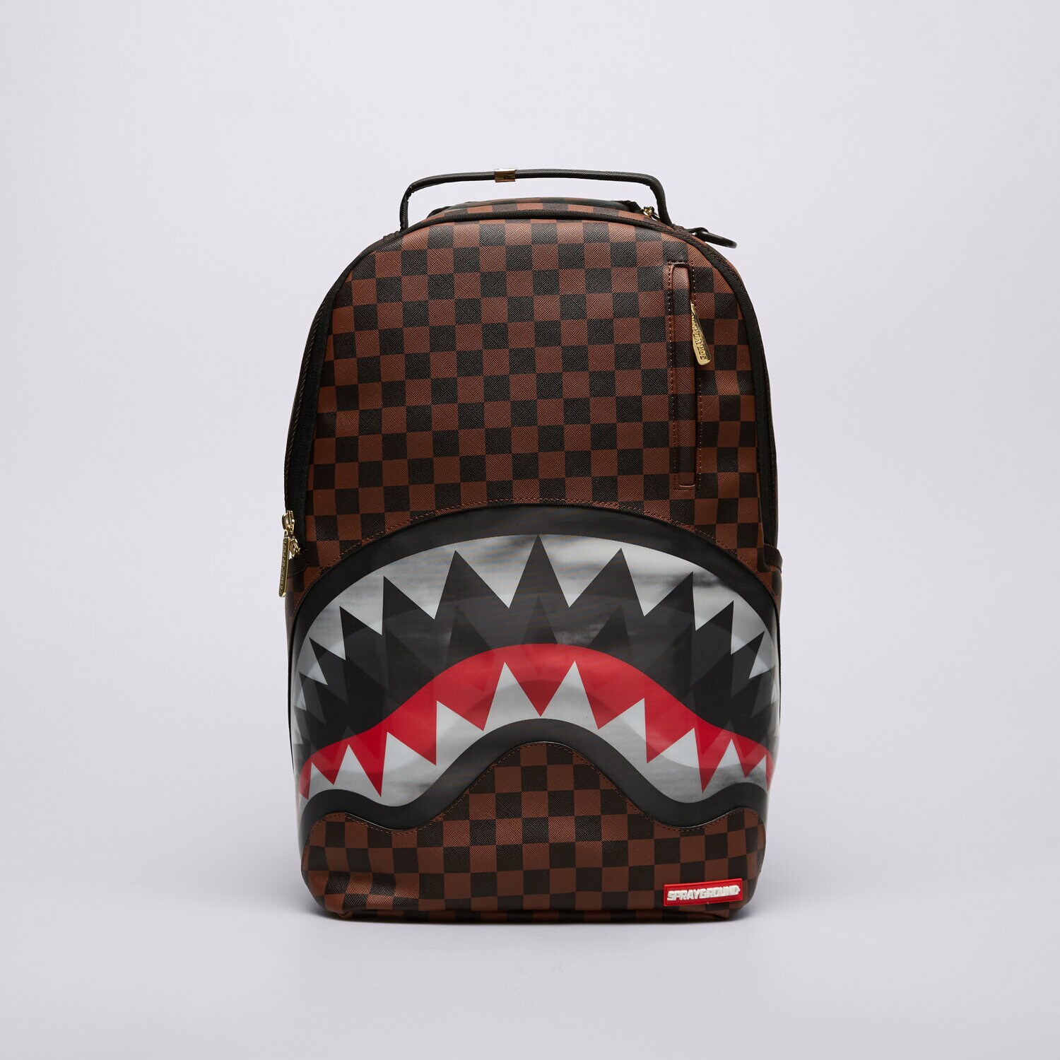 dámský batoh SPRAYGROUND BATOH SHARKS IN PARIS LENTICULAR CHOMP 910B5724NSZ HNĚDÁ