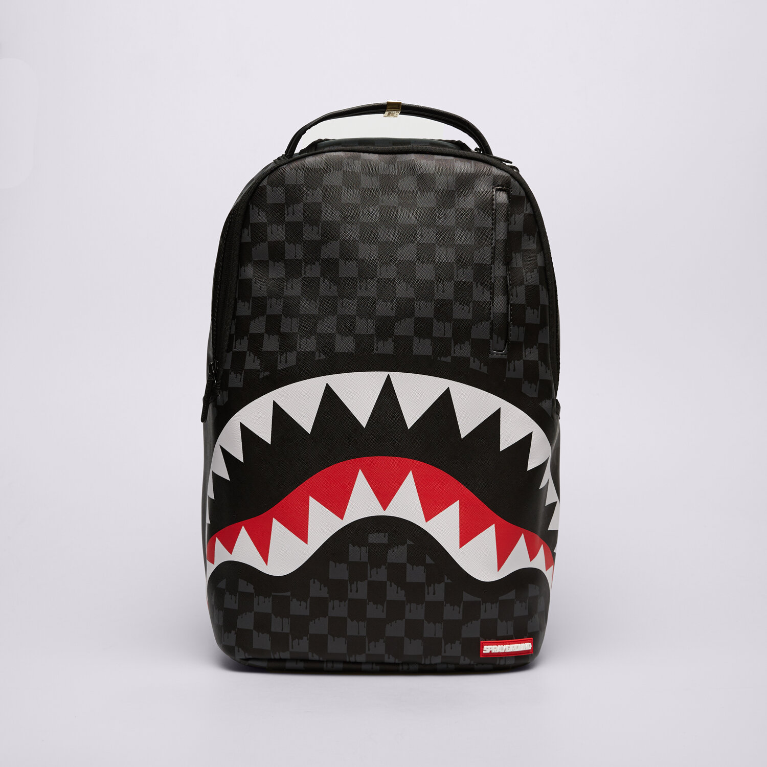 dámský batoh SPRAYGROUND BATOH DRIP CHECK SHARK 910B6020NSZ ČERNÁ