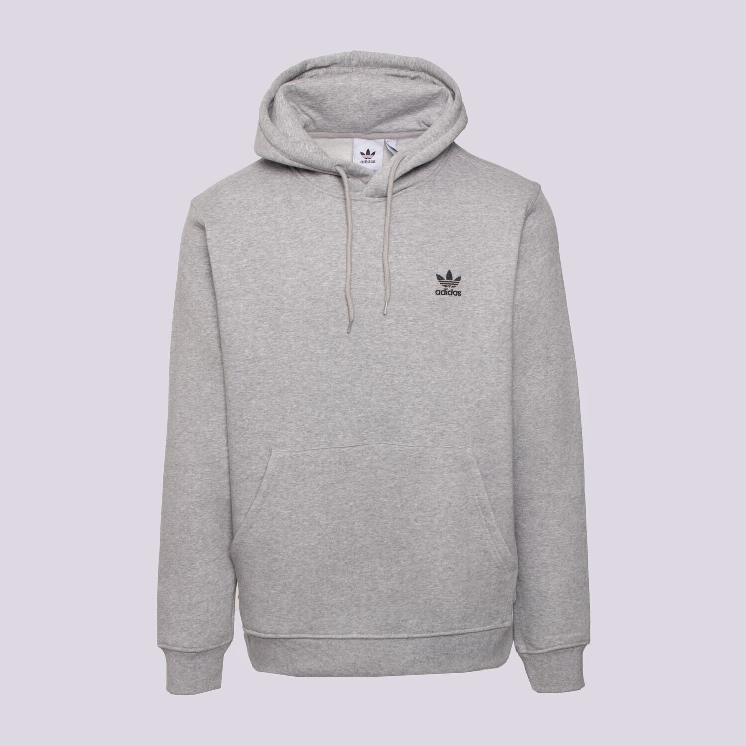 pánská mikina ADIDAS MIKINA S KAPUCÍ ESS HD IY4920 ŠEDÁ