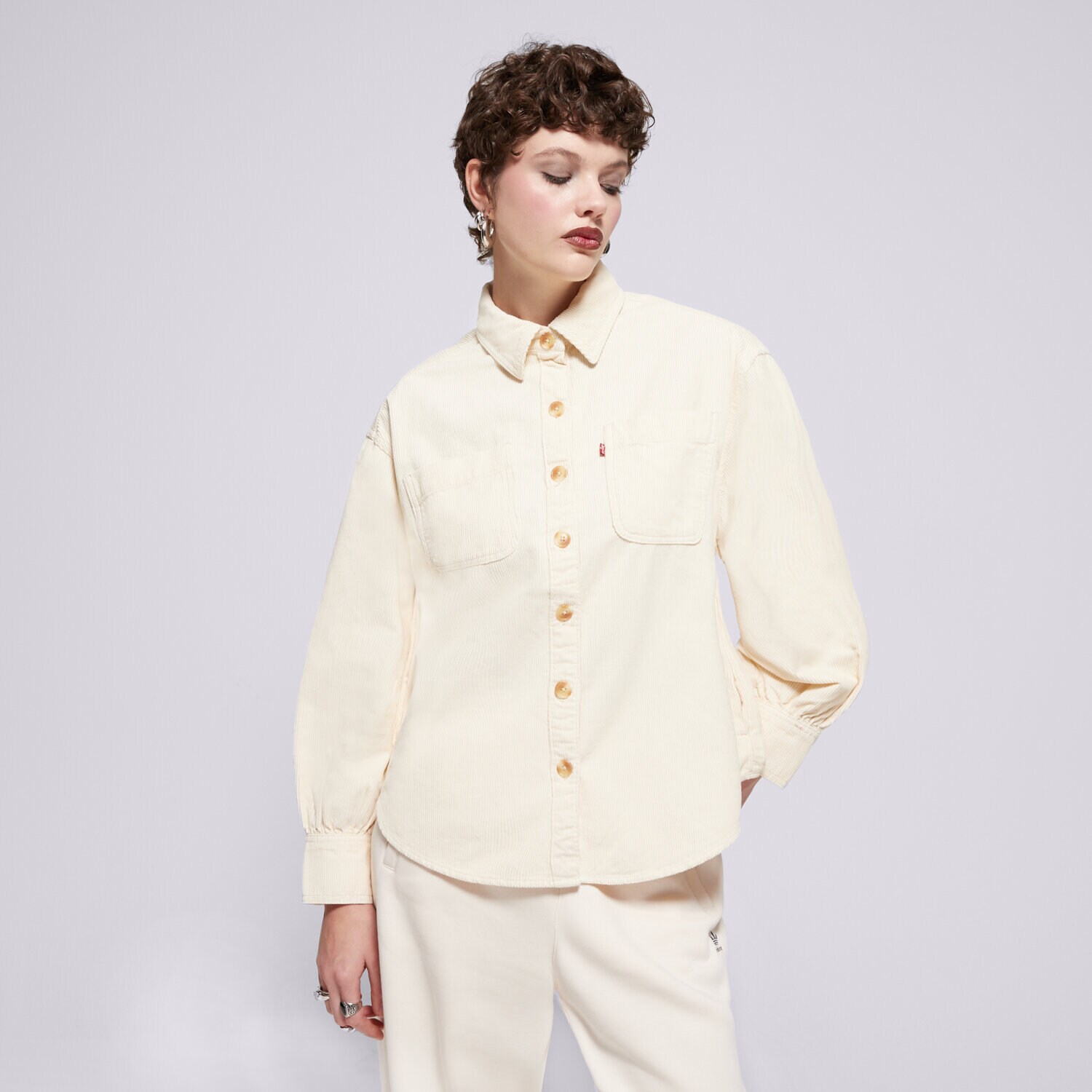 dámské tričko LEVI'S KOŠILE ORION CORDUROY OVERSHIRT NEUTRALS A8691-0011 BÉŽOVÁ