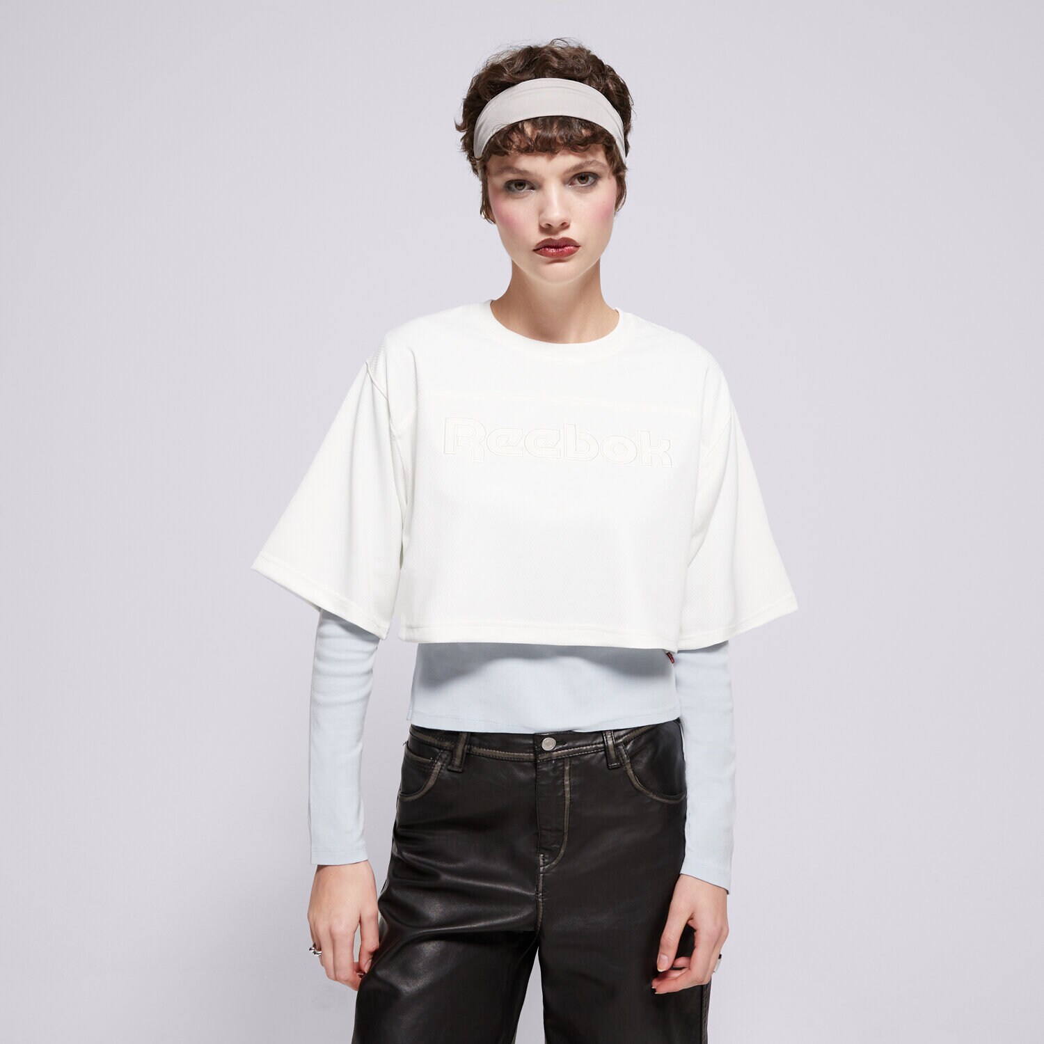 dámské tričko REEBOK TRIČKO TEAM TOP 100205754 BÍLÁ