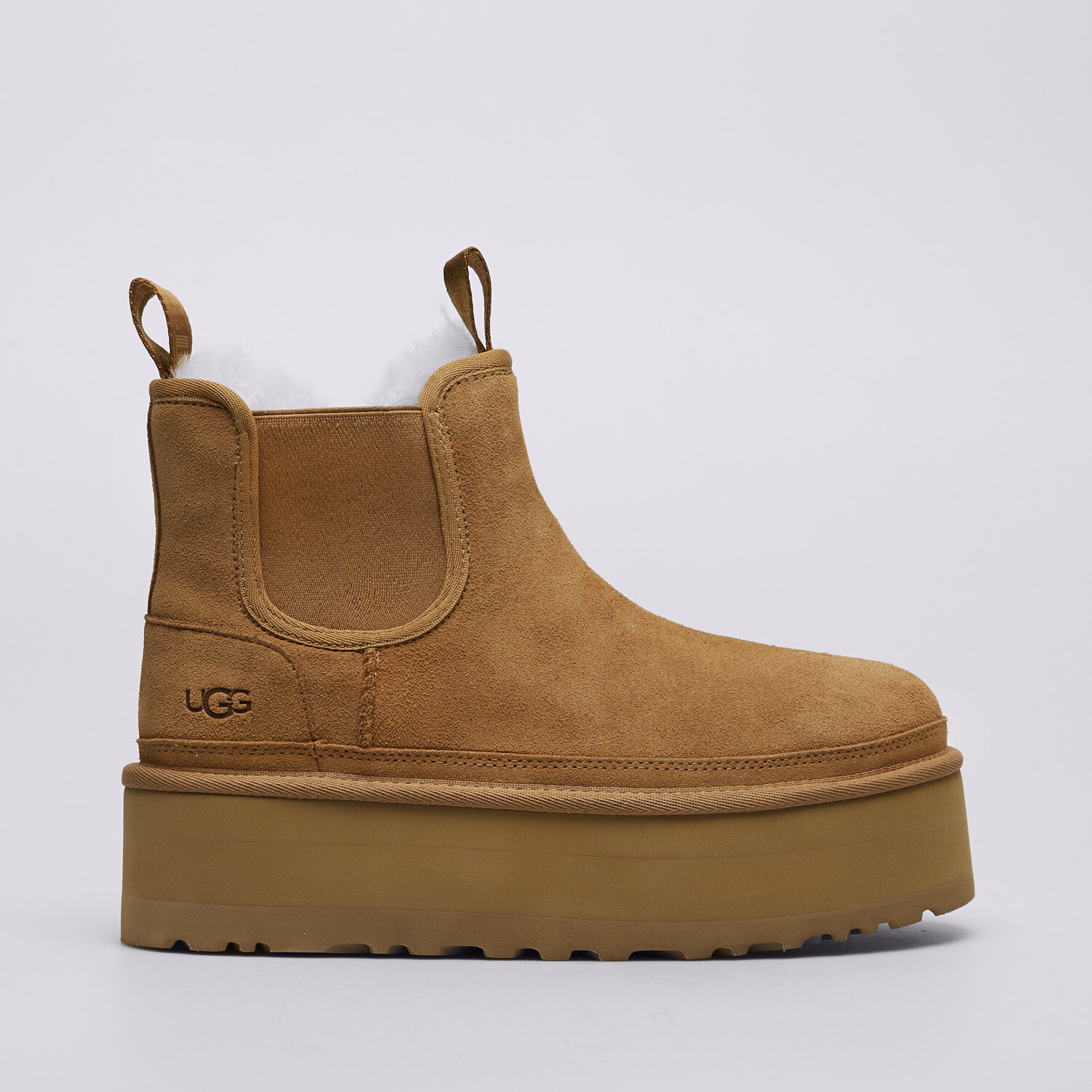 dámské boty casual UGG NEUMEL PLATFORM CHELSEA 1134526-CHE HNĚDÁ