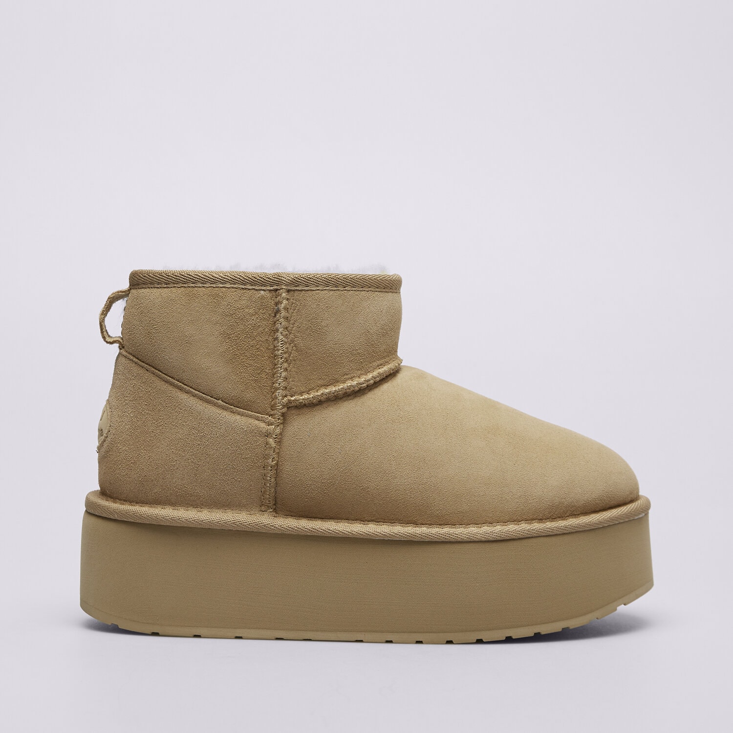dámské boty casual EMU AUSTRALIA STINGER MICRO FLATFORM W13082ALMOND Krémová